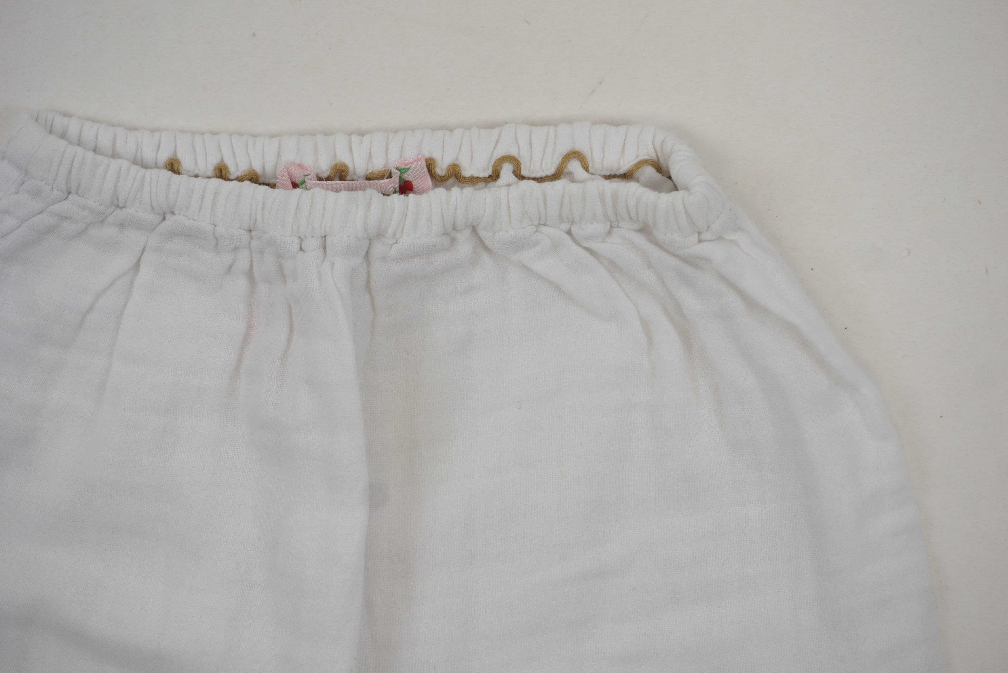 Pantalon Blanc - 3 mois