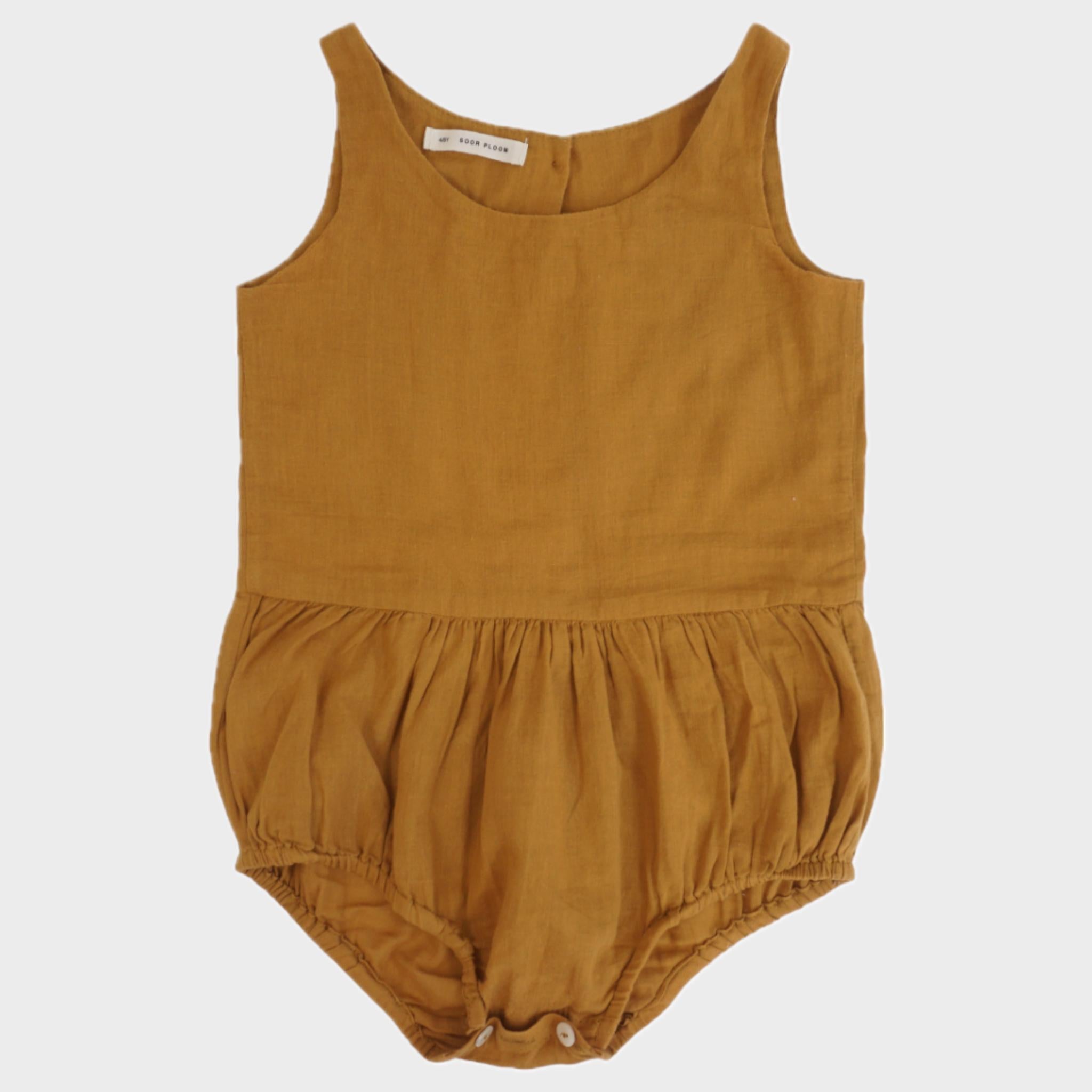 Barboteuse Camel - 4/5 ans