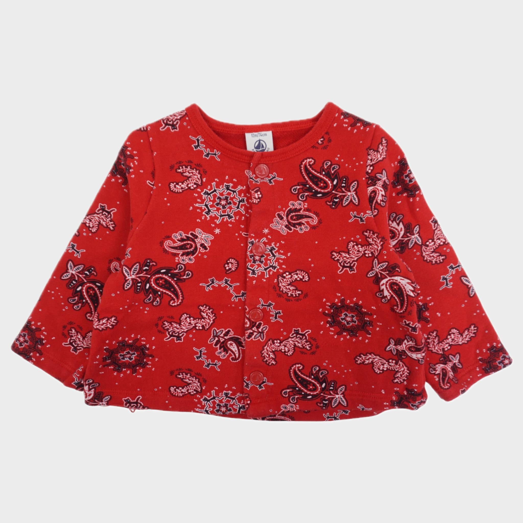 Gilet Rouge - 12 mois