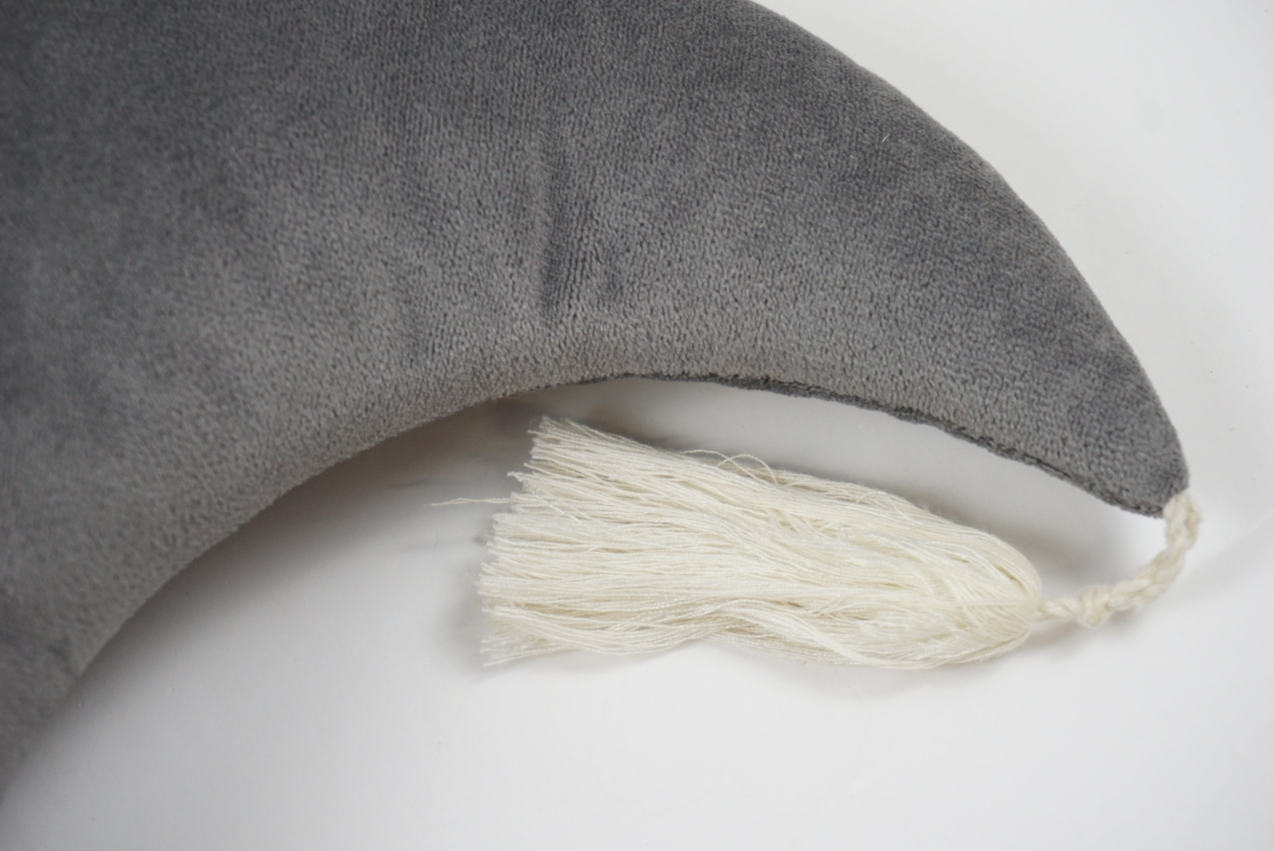 Coussin lune Gris