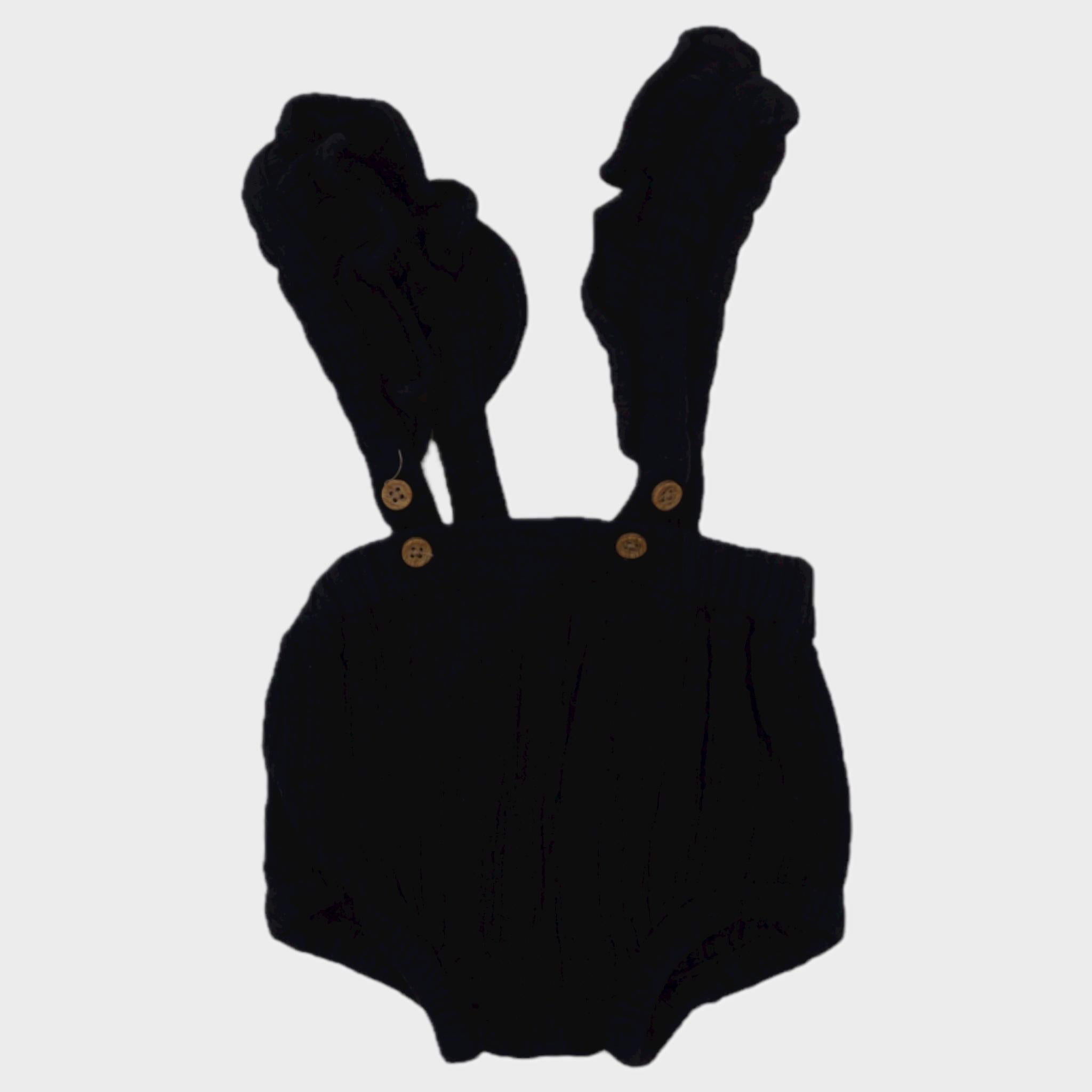 Bloomer à bretelles Bleu - 3 mois