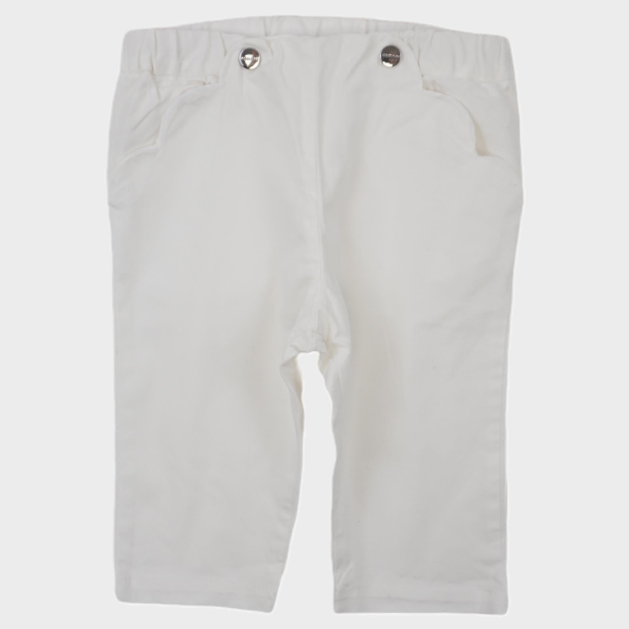 Pantalon Blanc - 6 mois