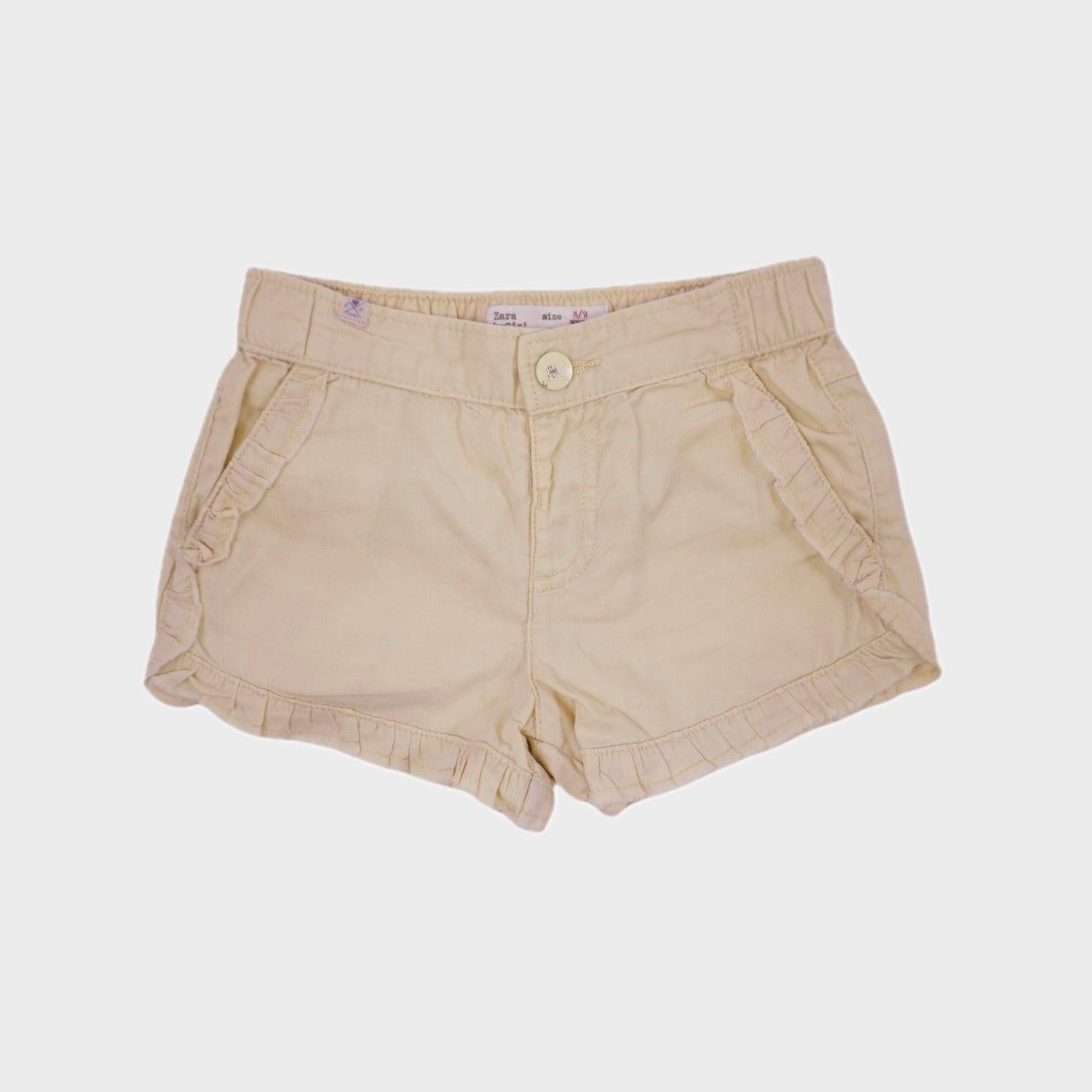 Short Jaune - 6/9 mois