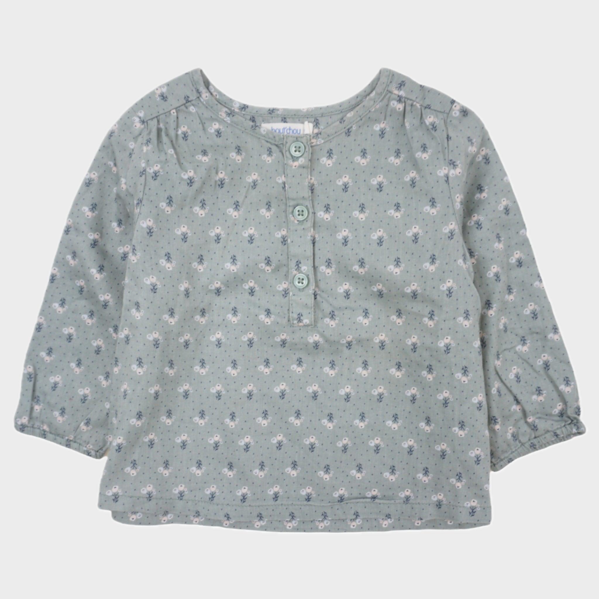 Blouse Vert - 6 mois