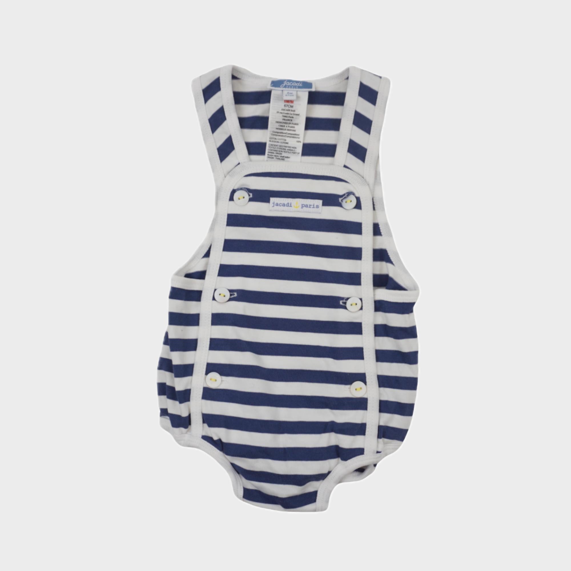 Barboteuse Bleu - 6 mois