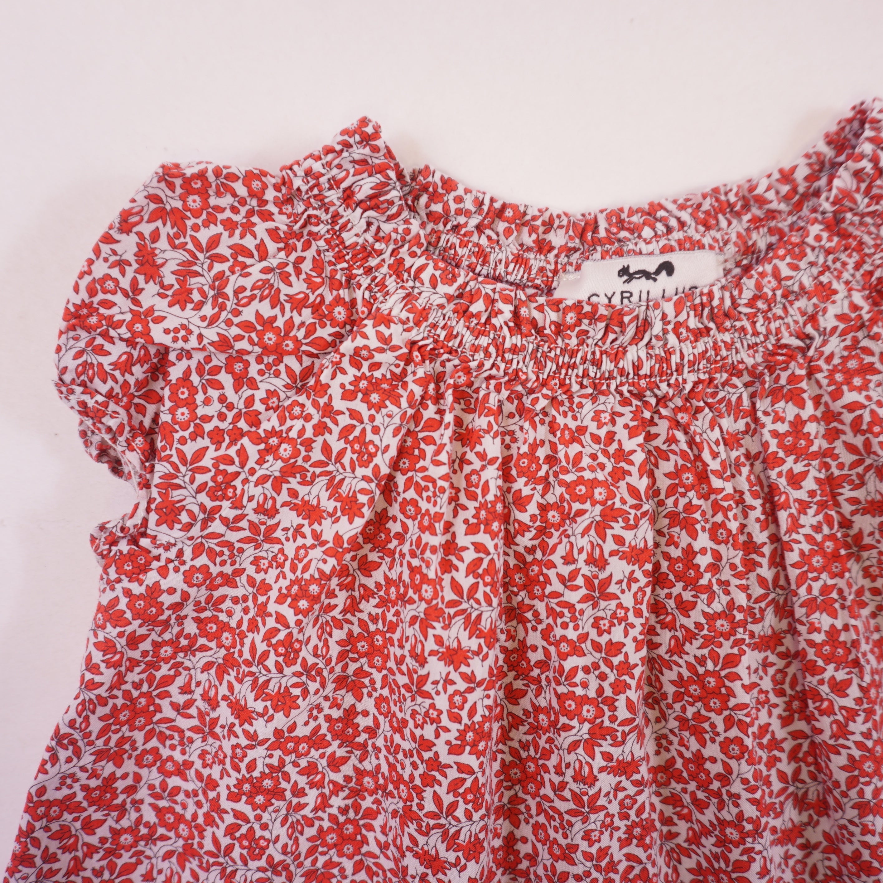 Blouse Rouge - 6 mois
