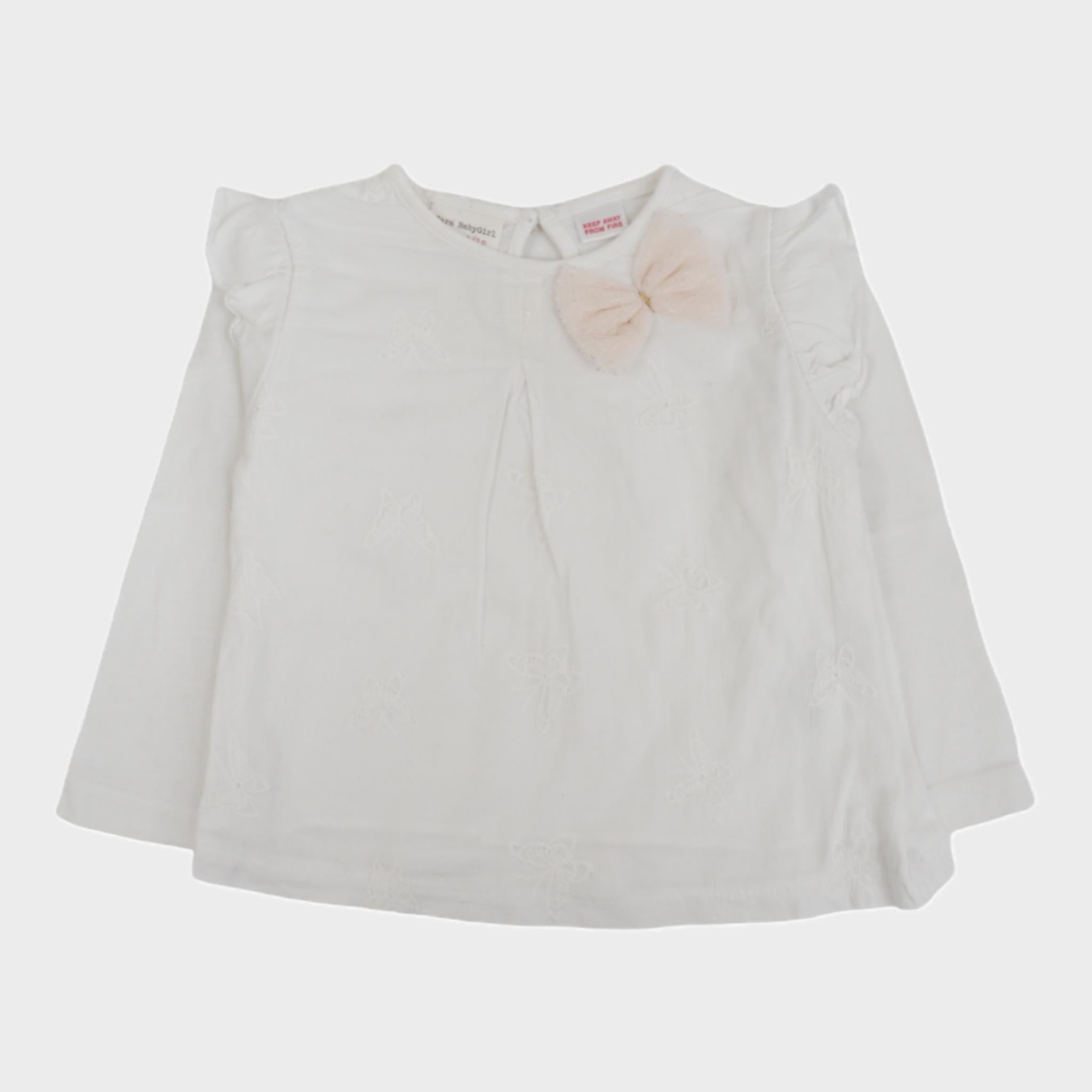 T-shirt Blanc - 9/12 mois