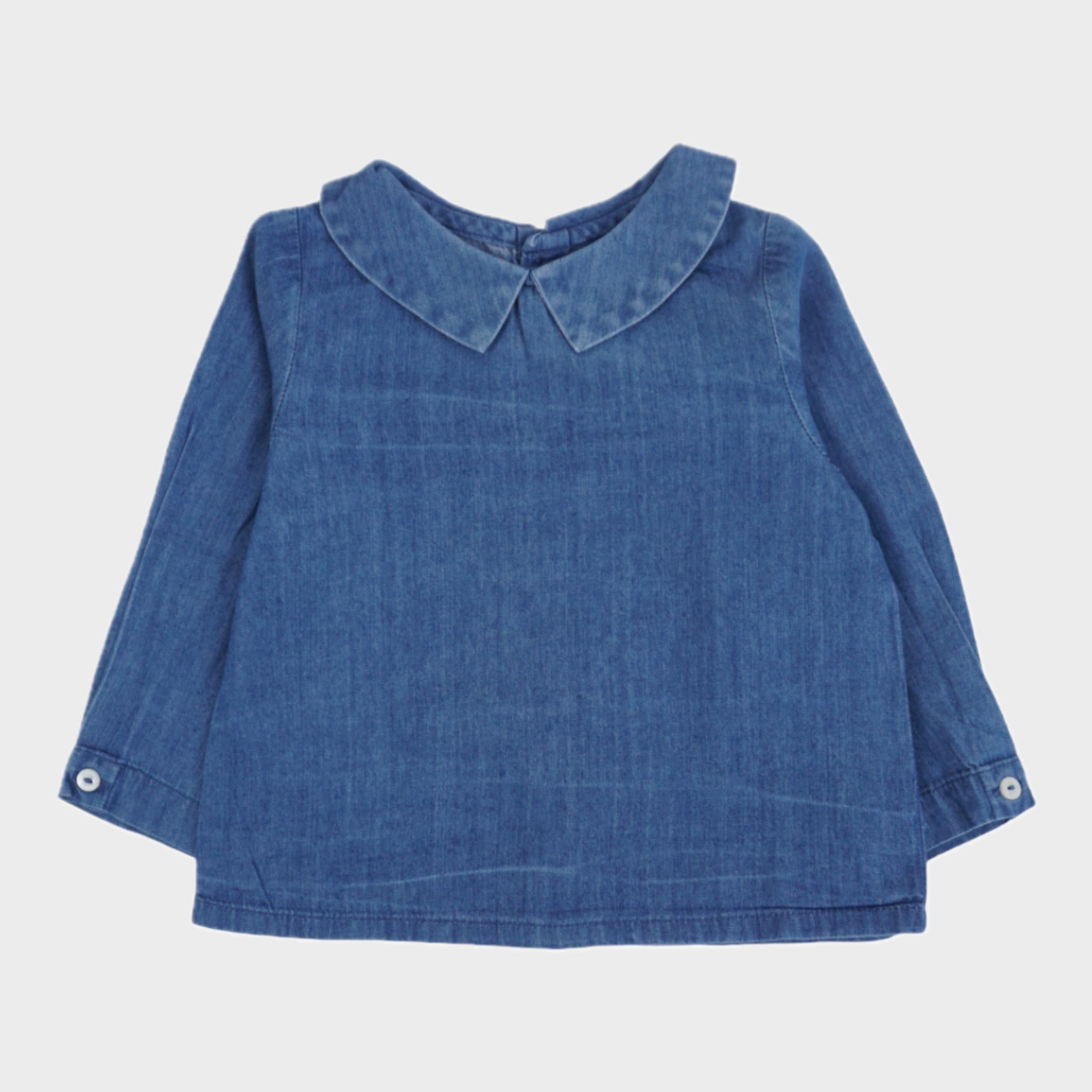 Blouse Bleu - 12 mois
