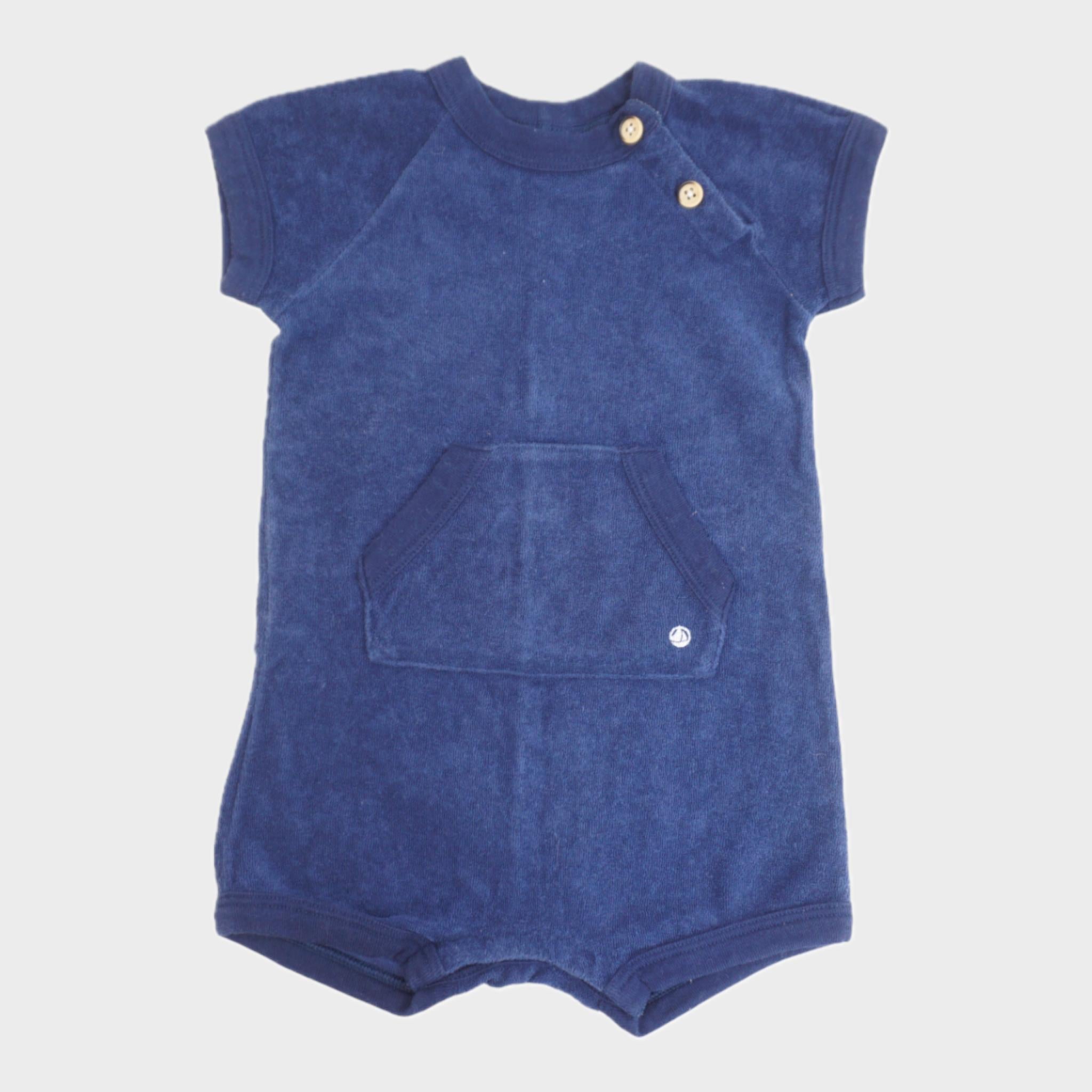 Barboteuse Bleu - 6 mois