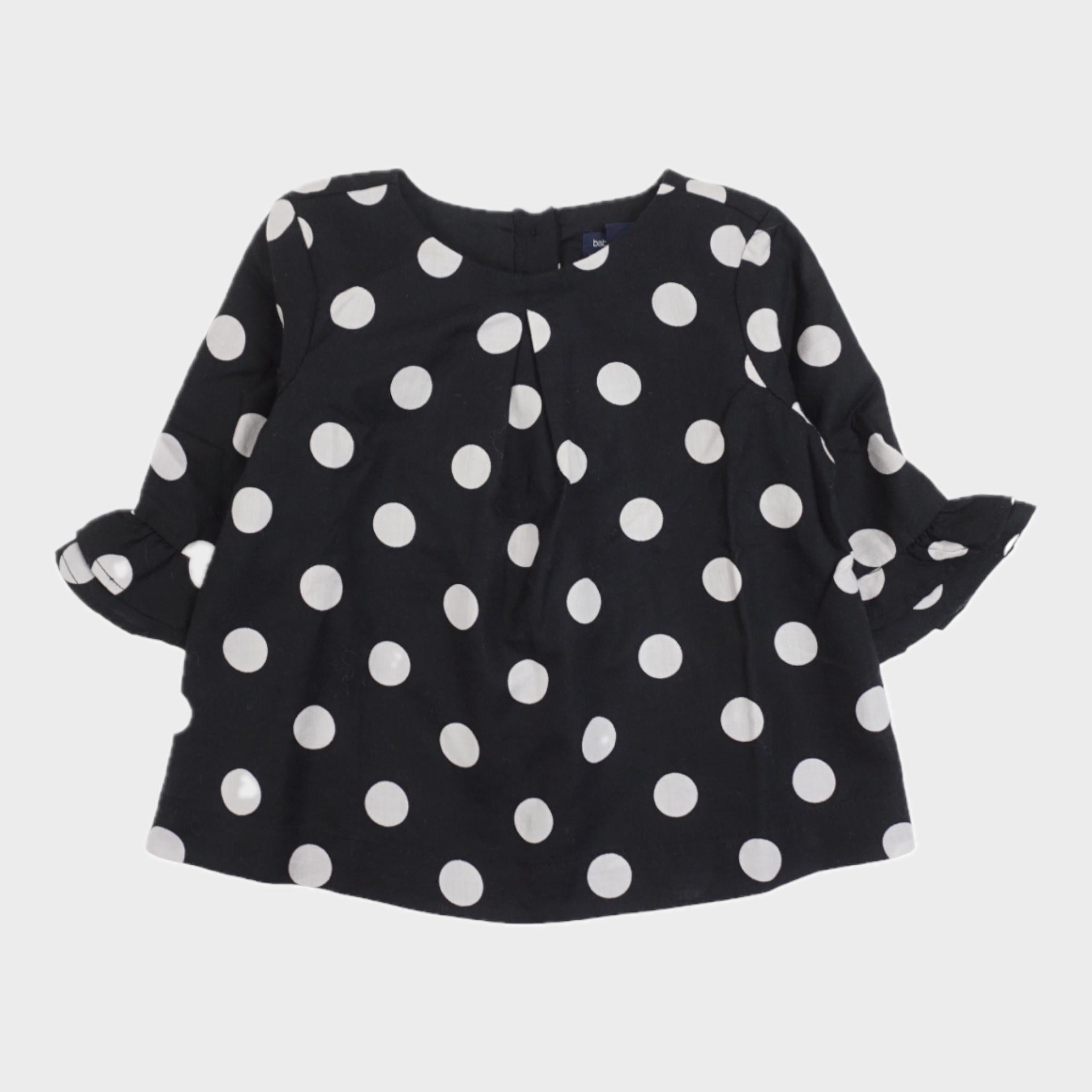 Blouse Noir - 12/18 mois