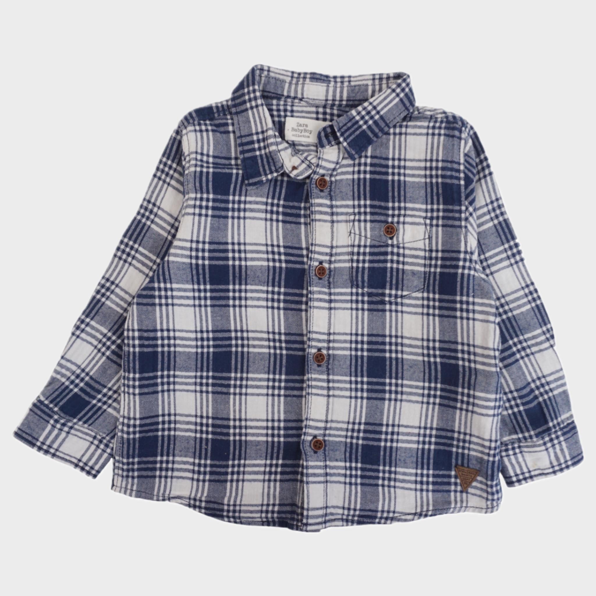 Chemise Bleu - 9/12 mois