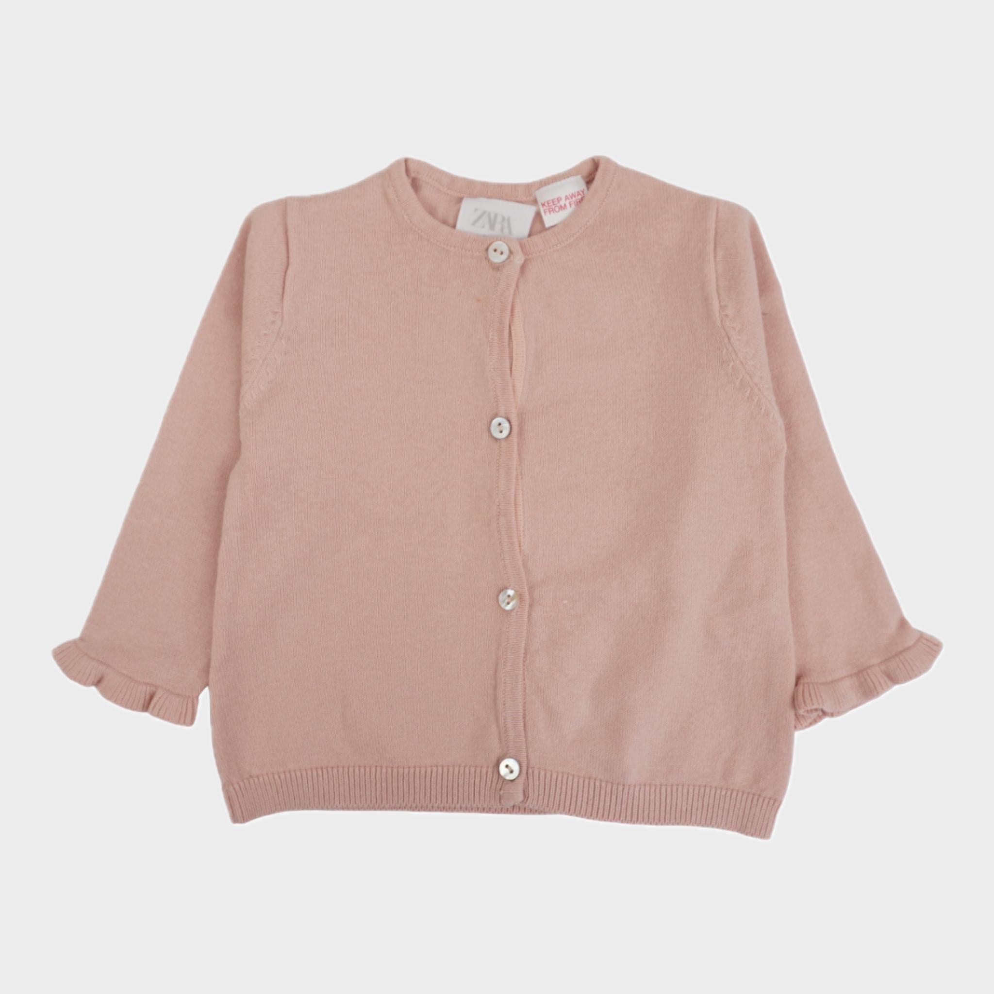 Gilet Rose - 3/6 mois