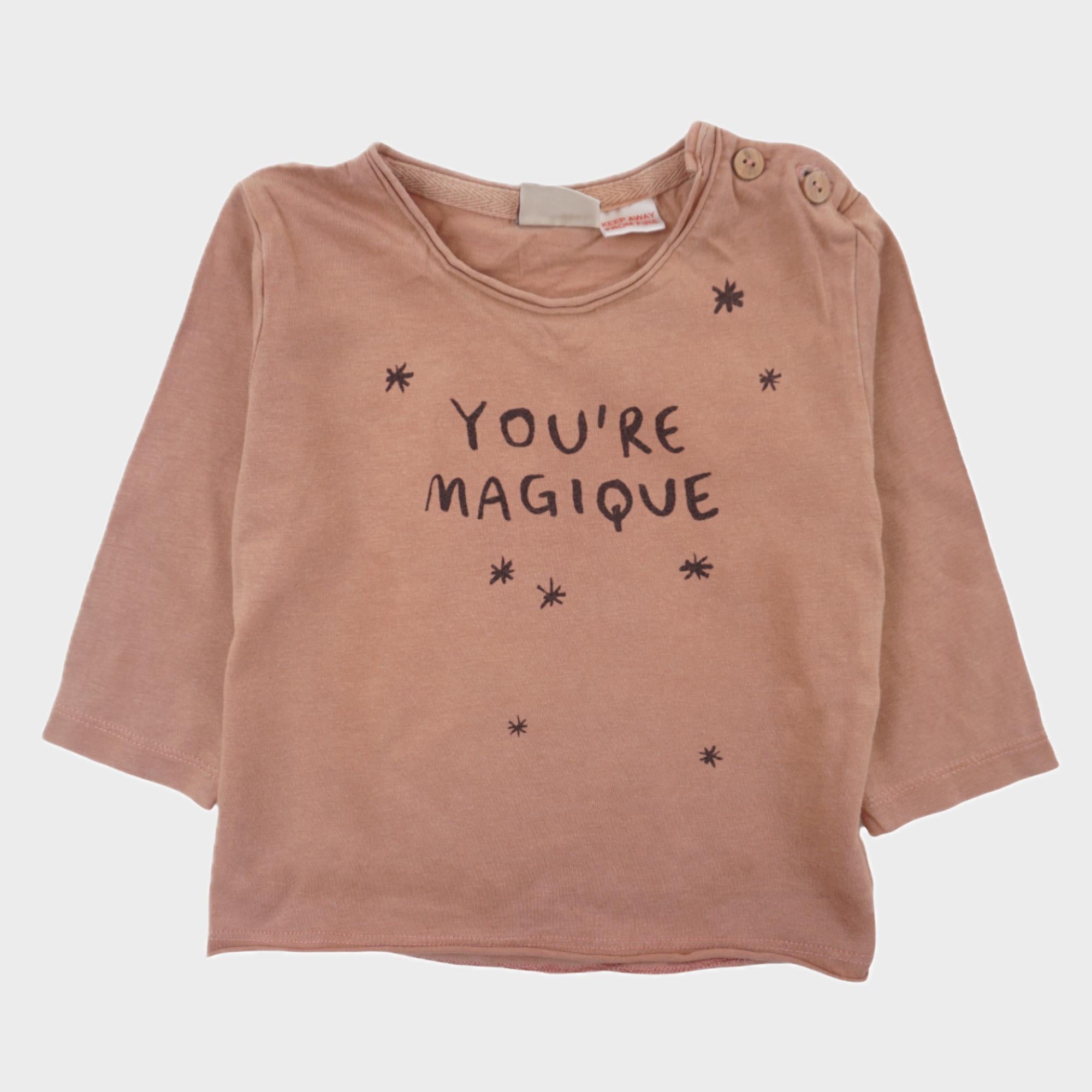 T-shirt Rose - 3/6 mois