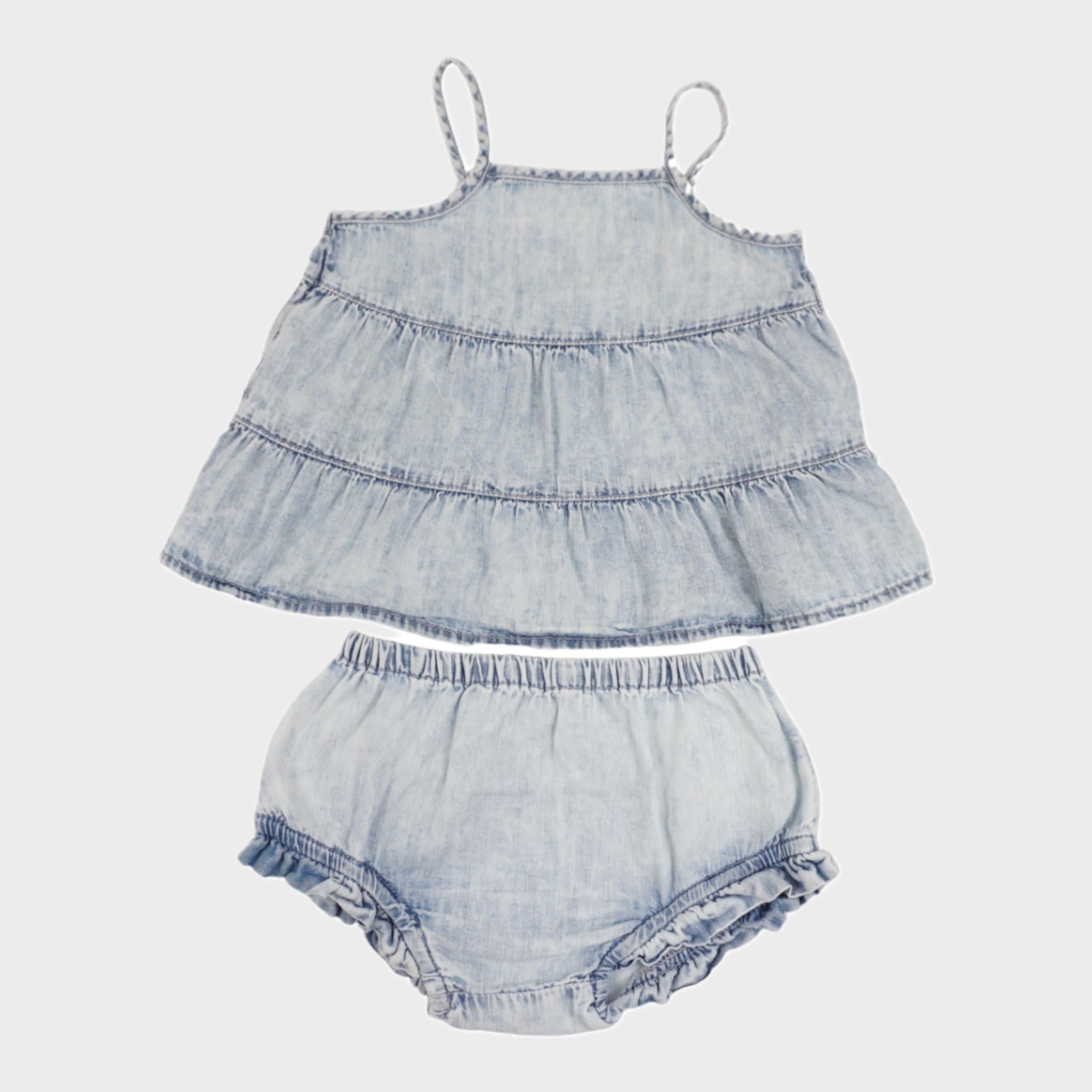 Ensemble Bleu - 3/6 mois