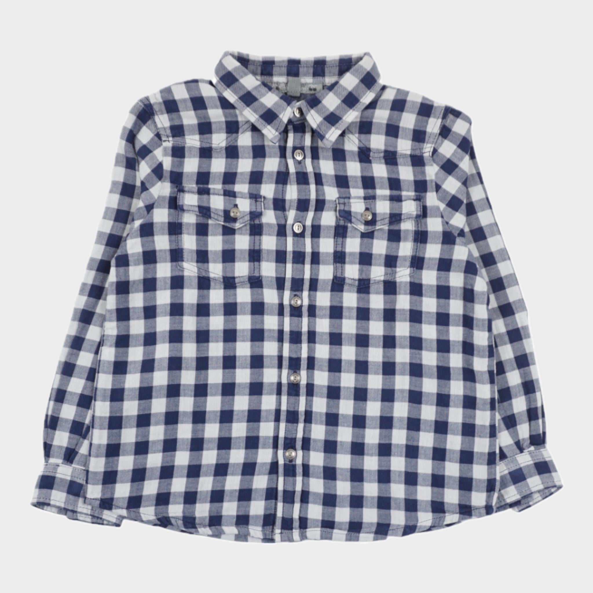 Chemise Bleu - 4 ans