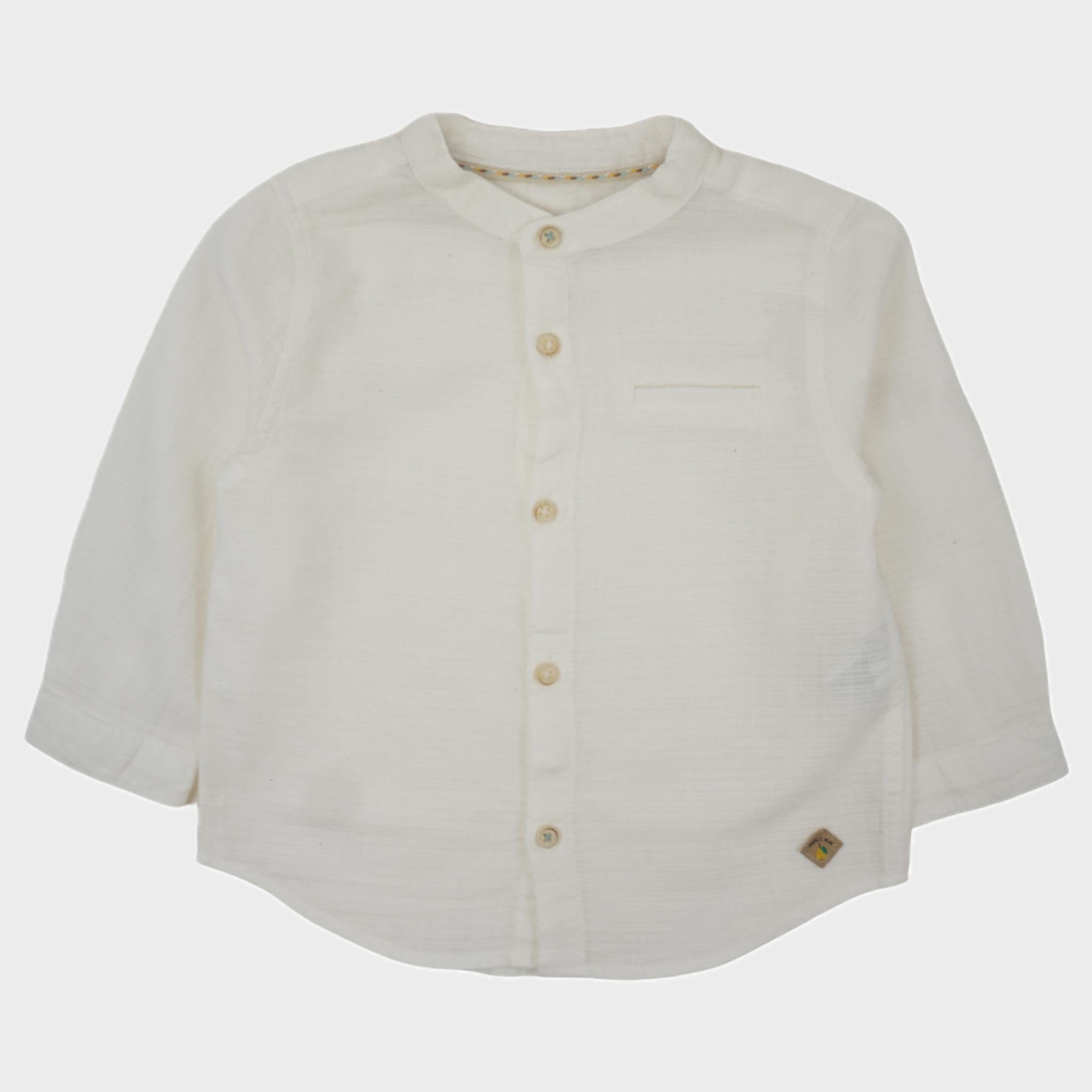 Chemise Ecru - 6/9 mois