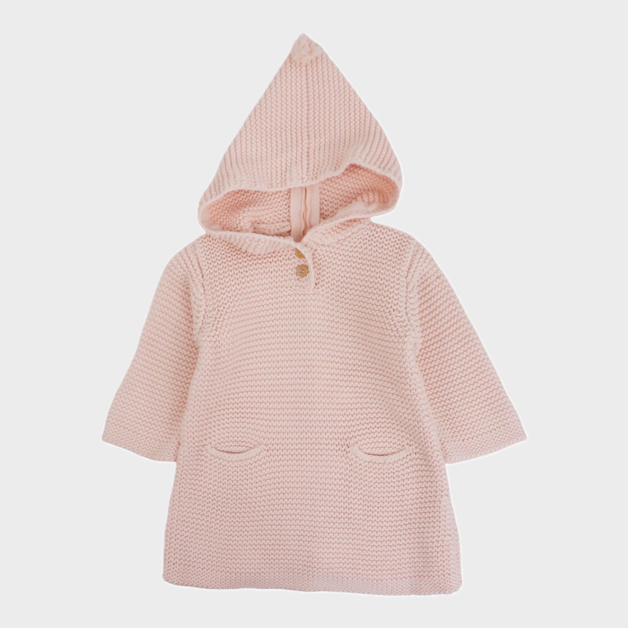 Burnou Rose - 6 mois