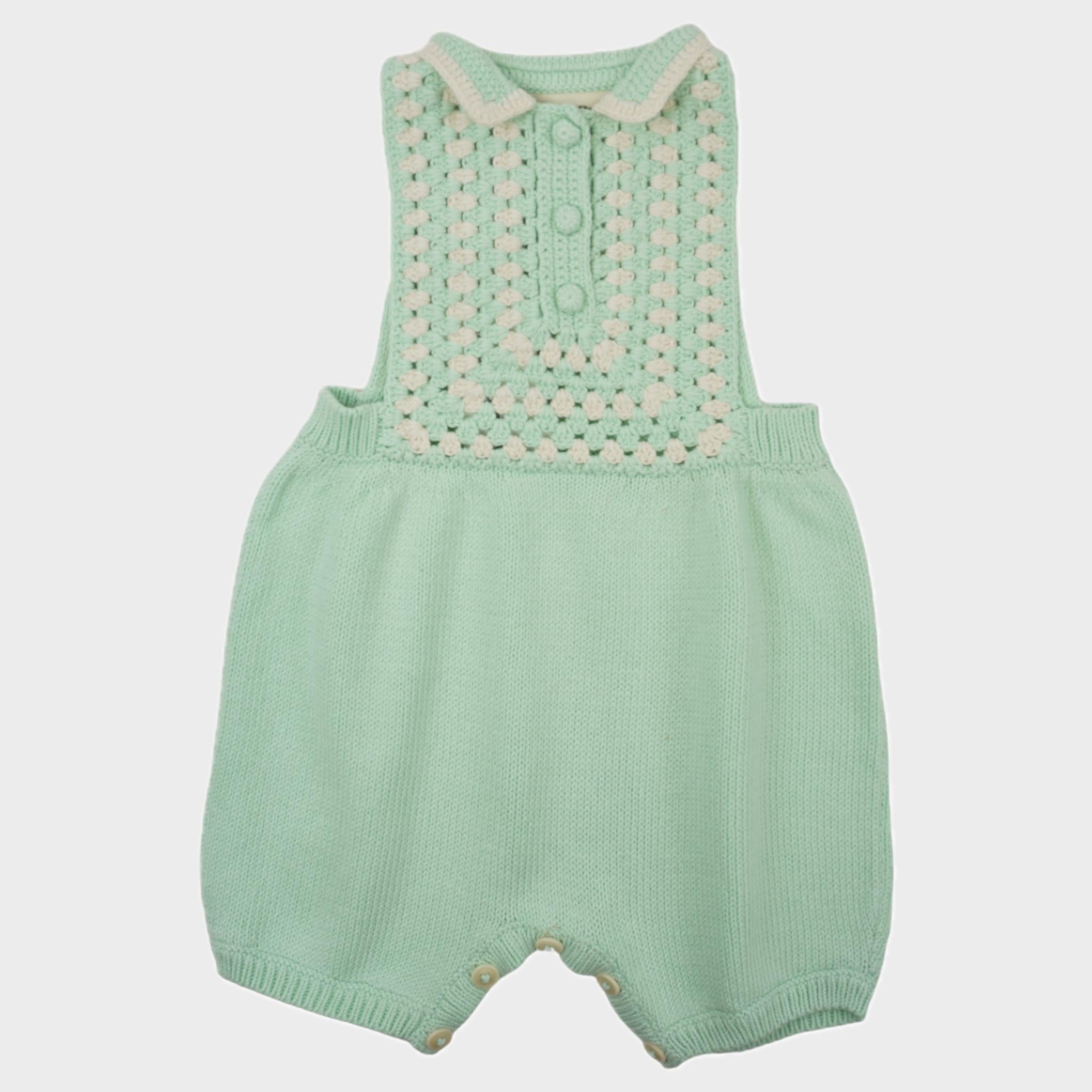 Barboteuse Vert - 12/18 mois (neuf)