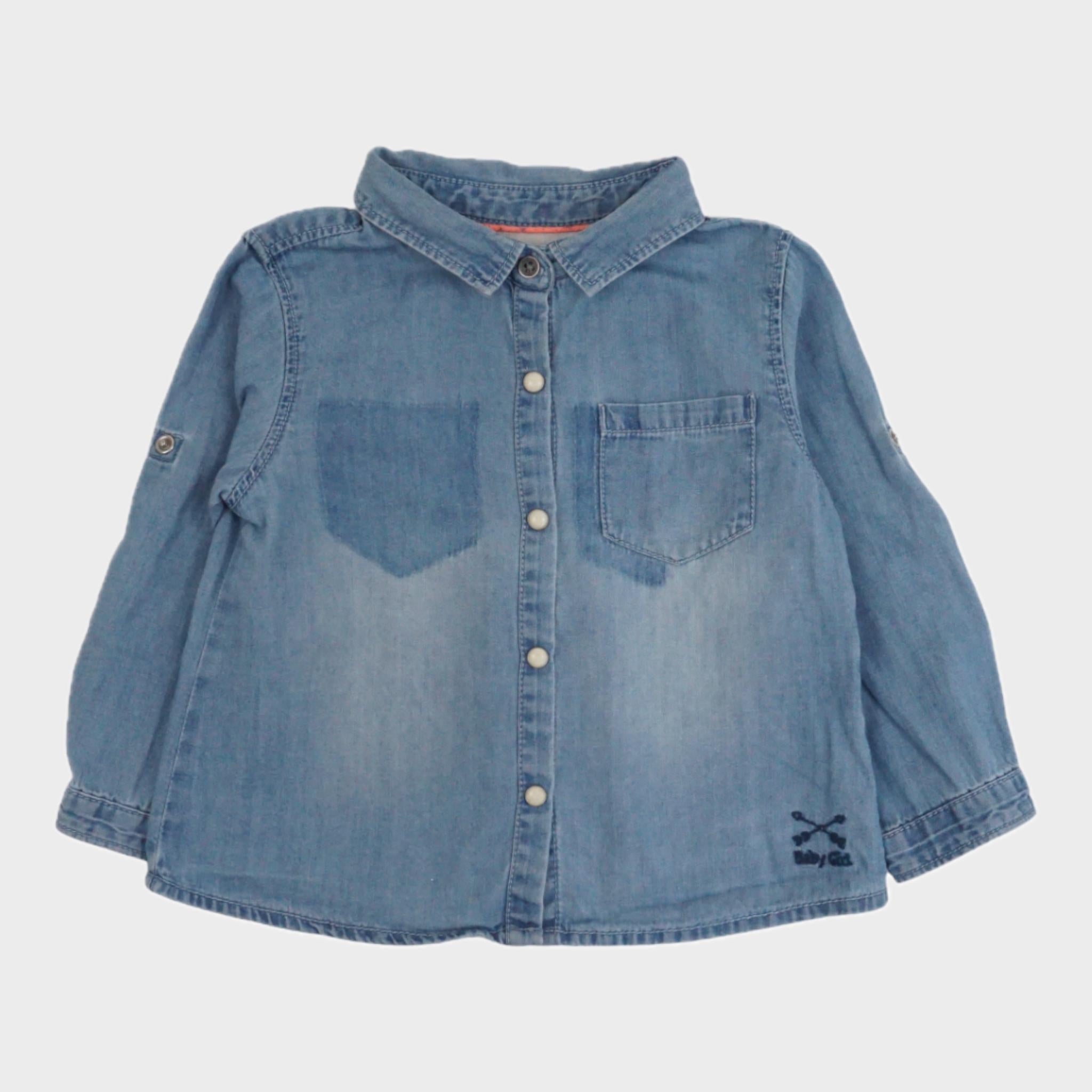 Chemise Bleu - 9/12 mois