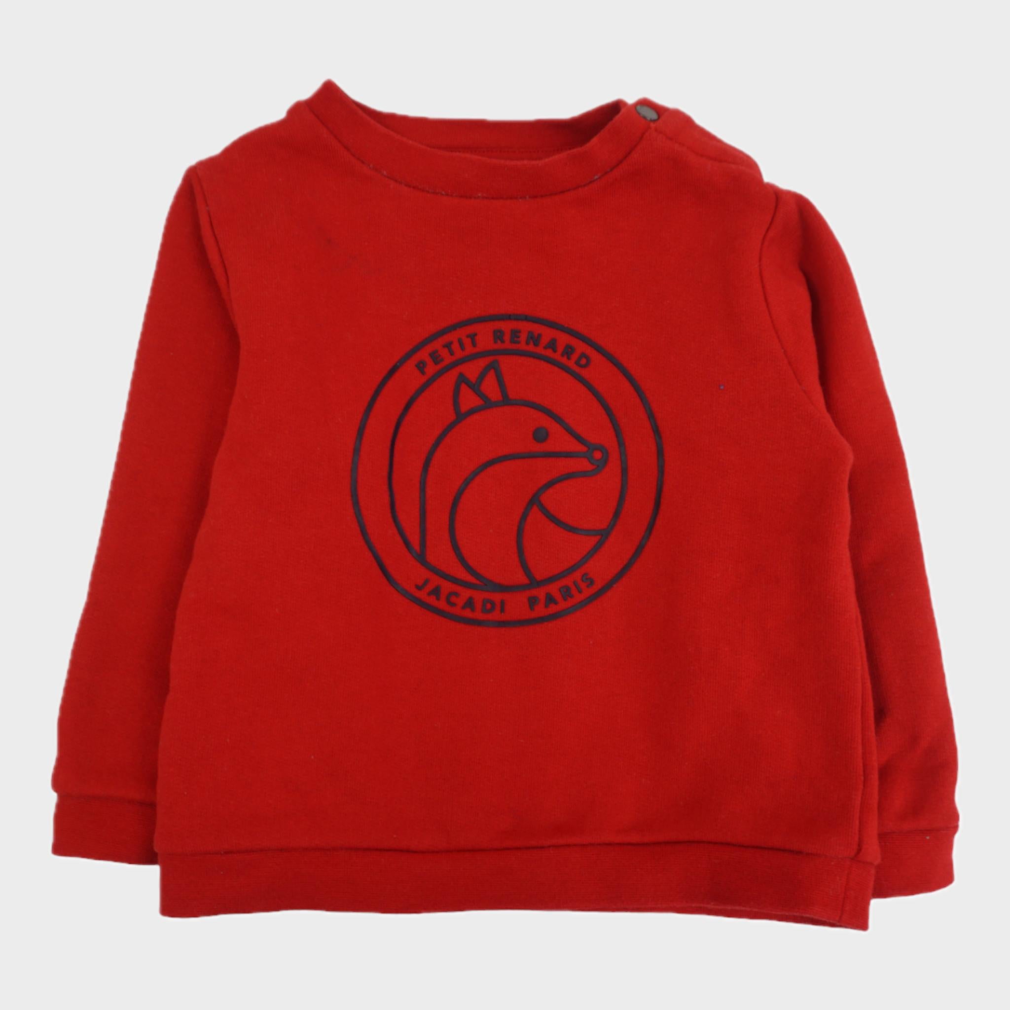 Sweat Rouge - 18 mois