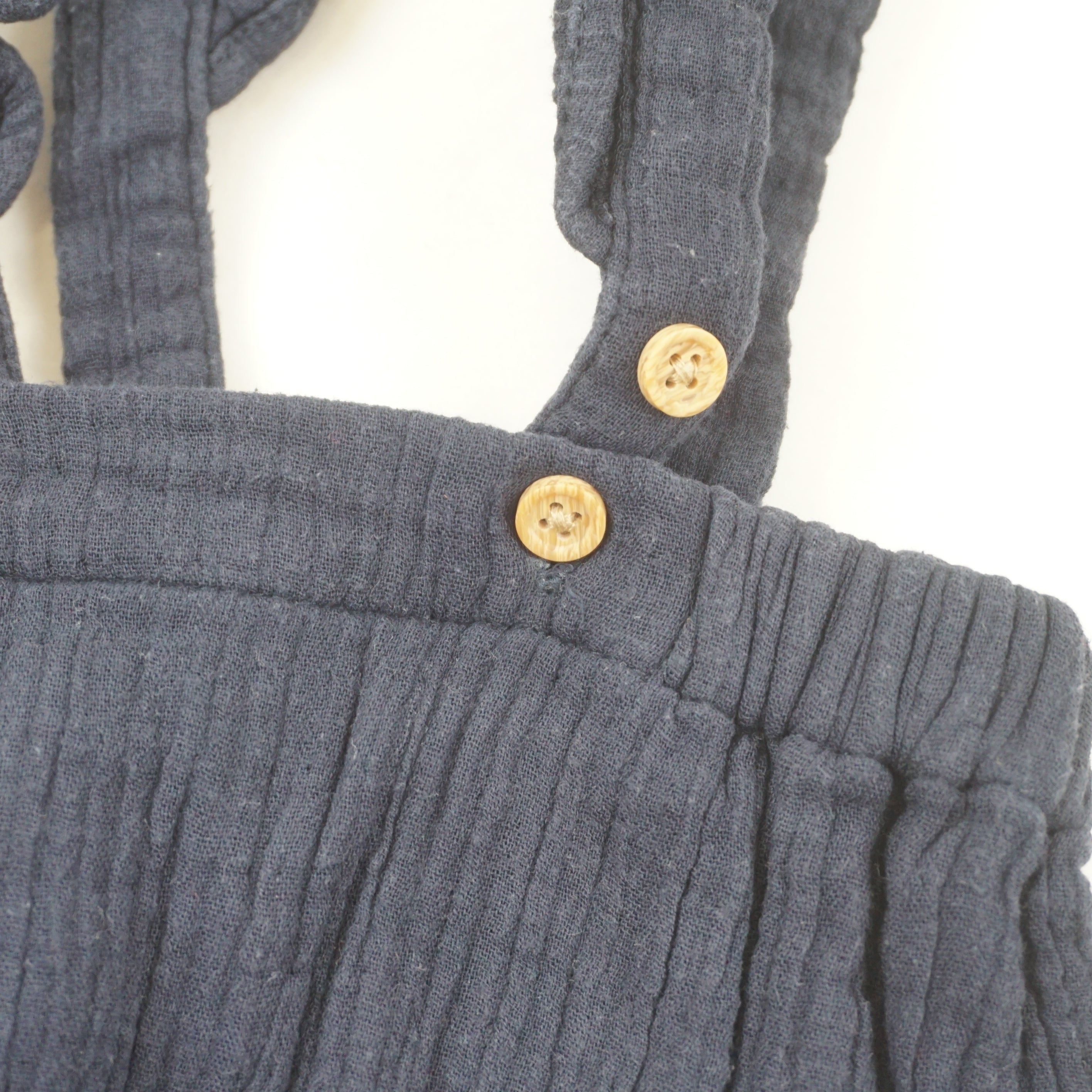 Bloomer à bretelles Bleu - 3 mois