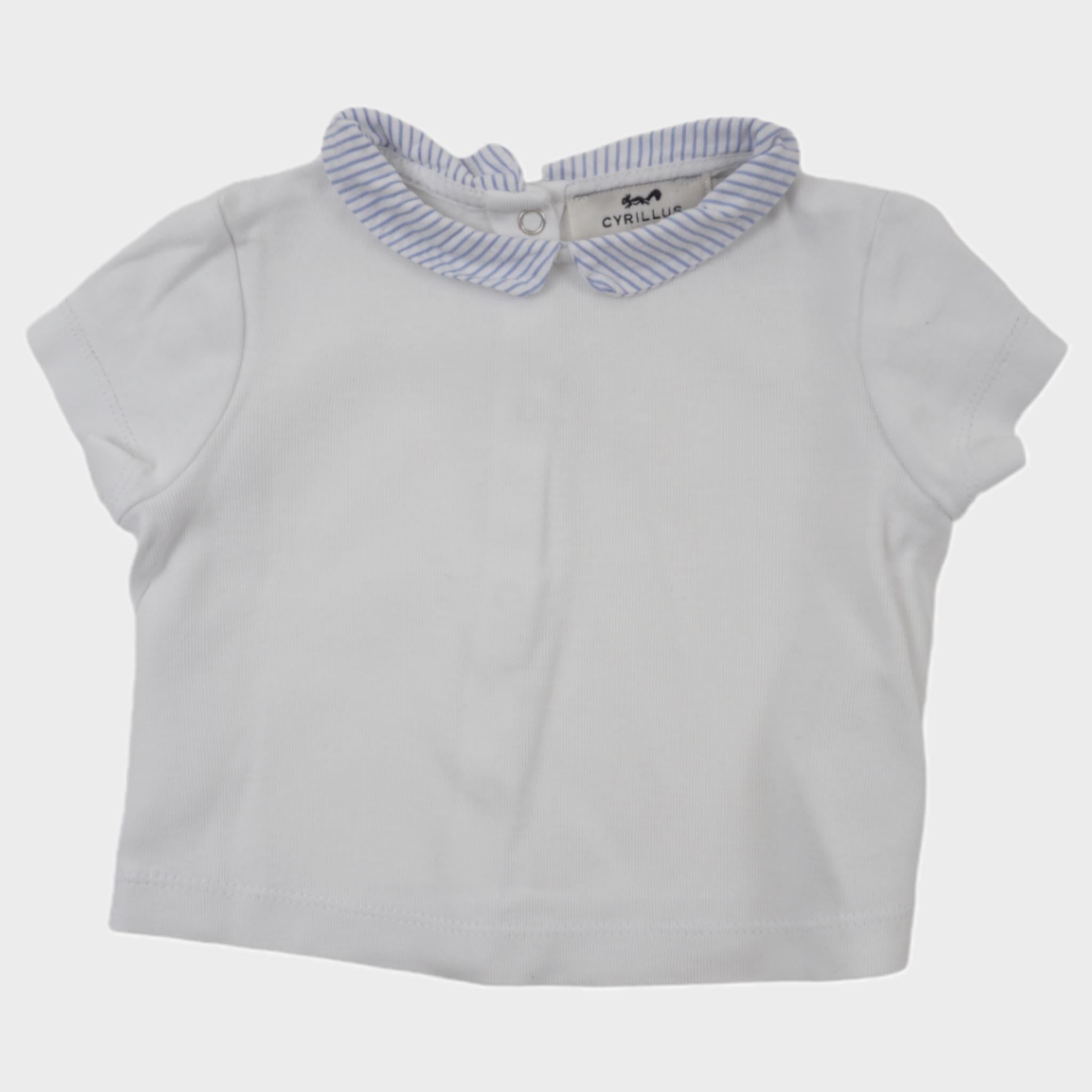 T-shirt Blanc - 3 mois