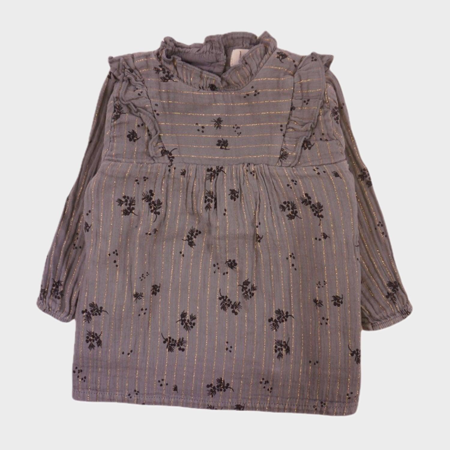 Robe Bleu Gris - 3 mois