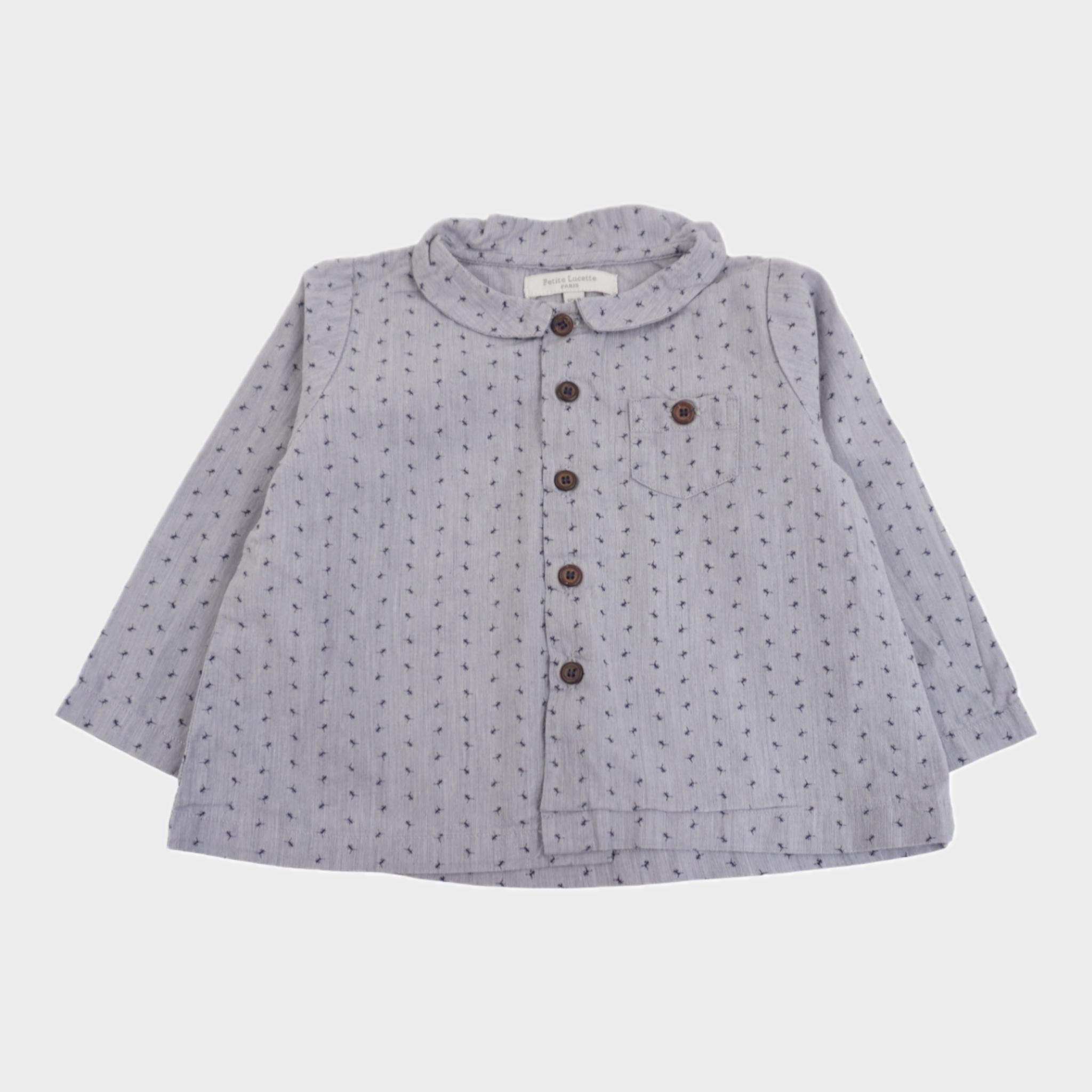 Chemise Bleu Gris - 18 mois