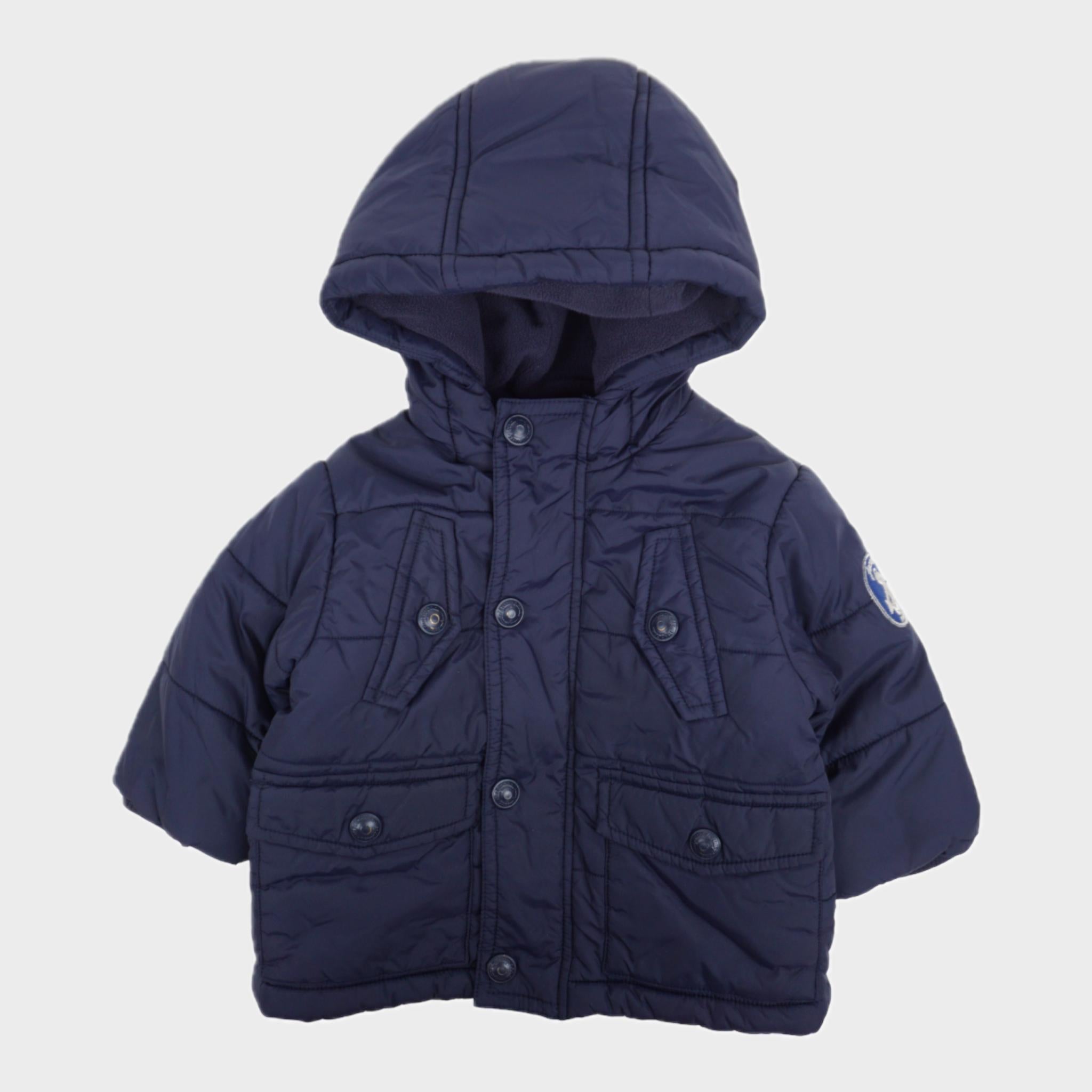 Doudoune Bleu - 6 mois