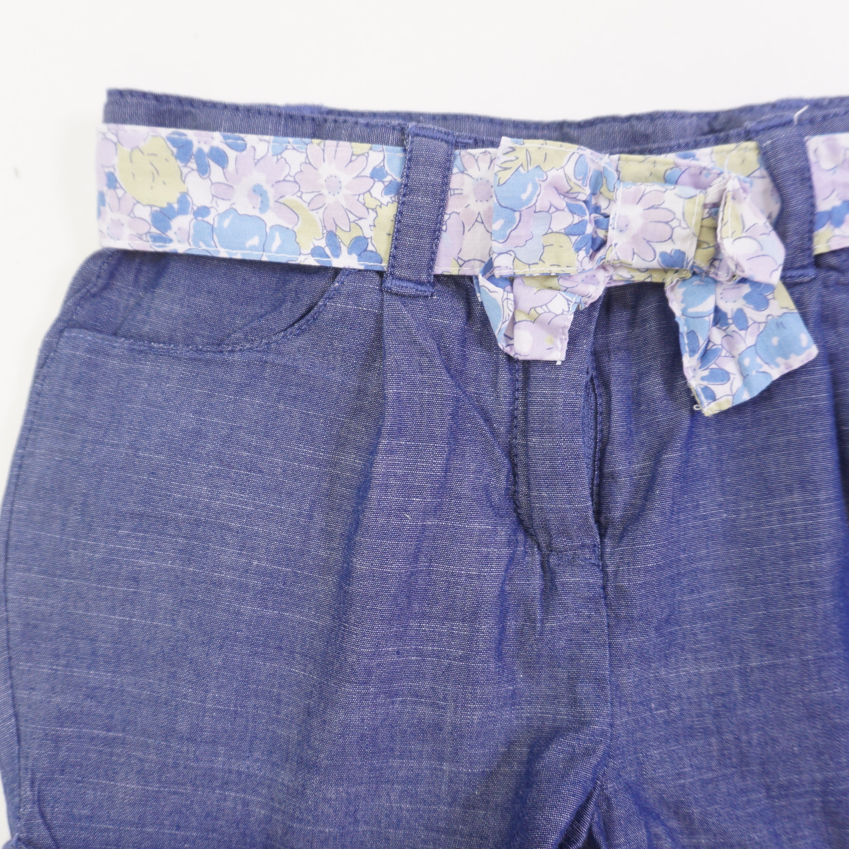 Short Bleu - 12 mois