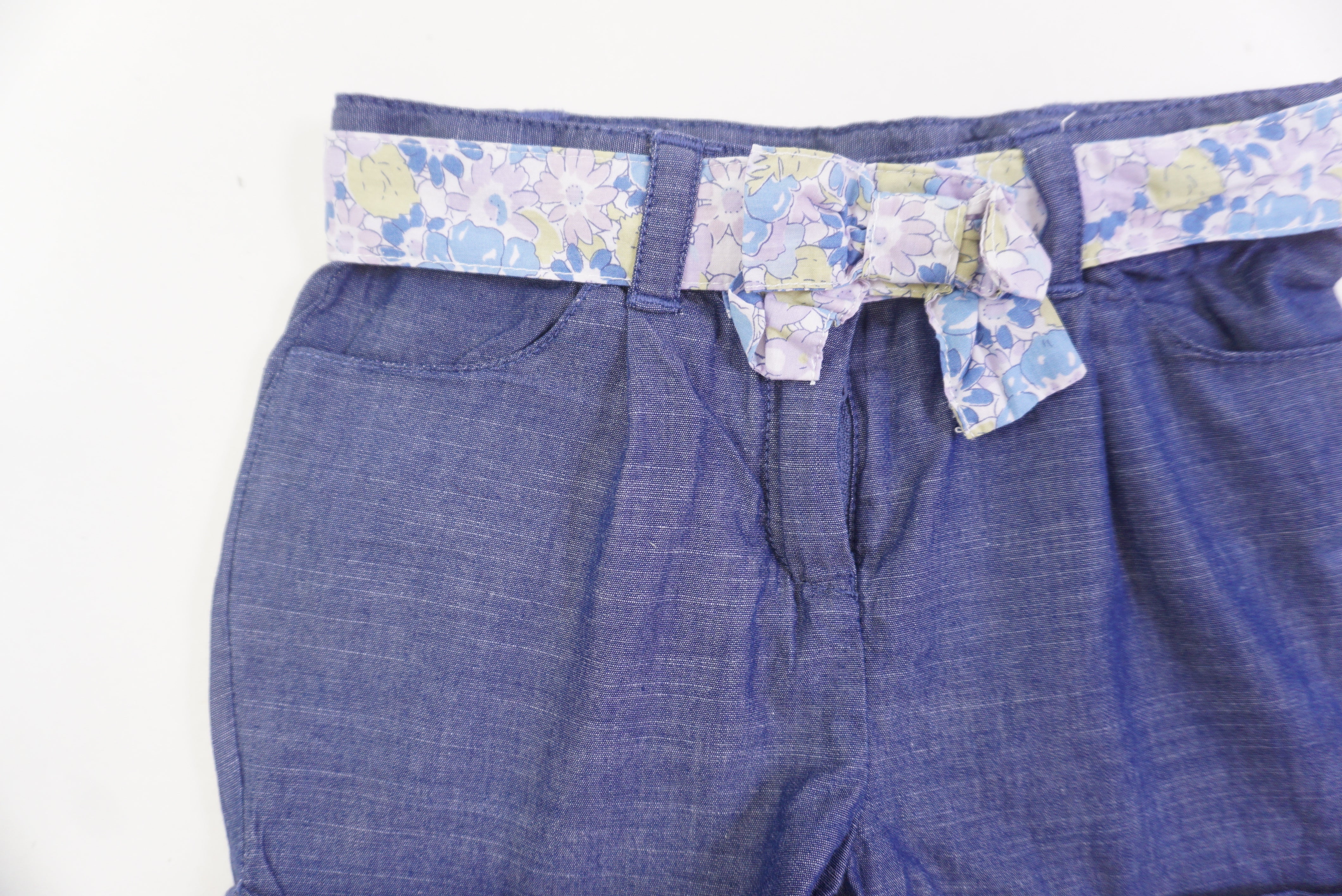 Short Bleu - 12 mois