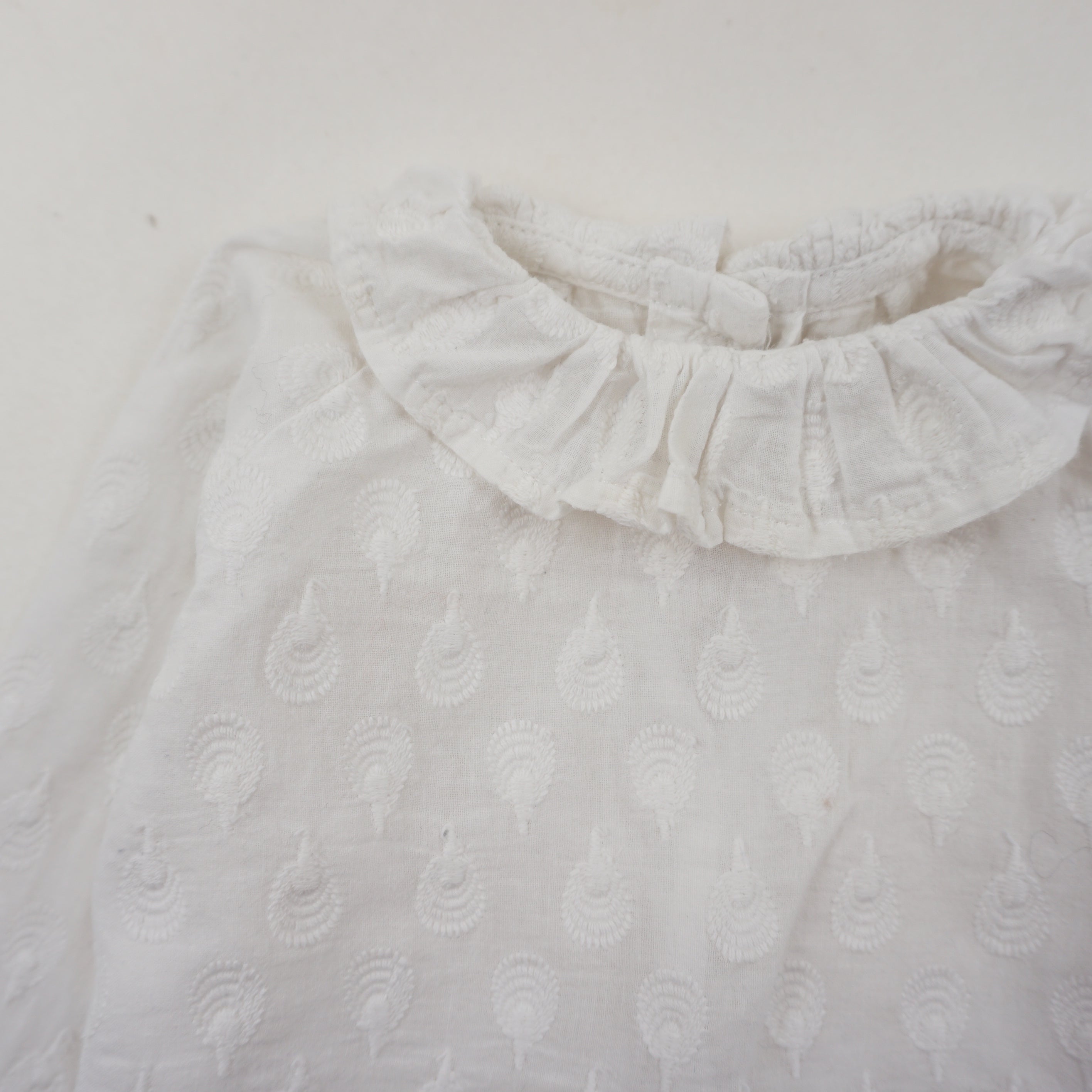 Blouse Blanc - 6 mois