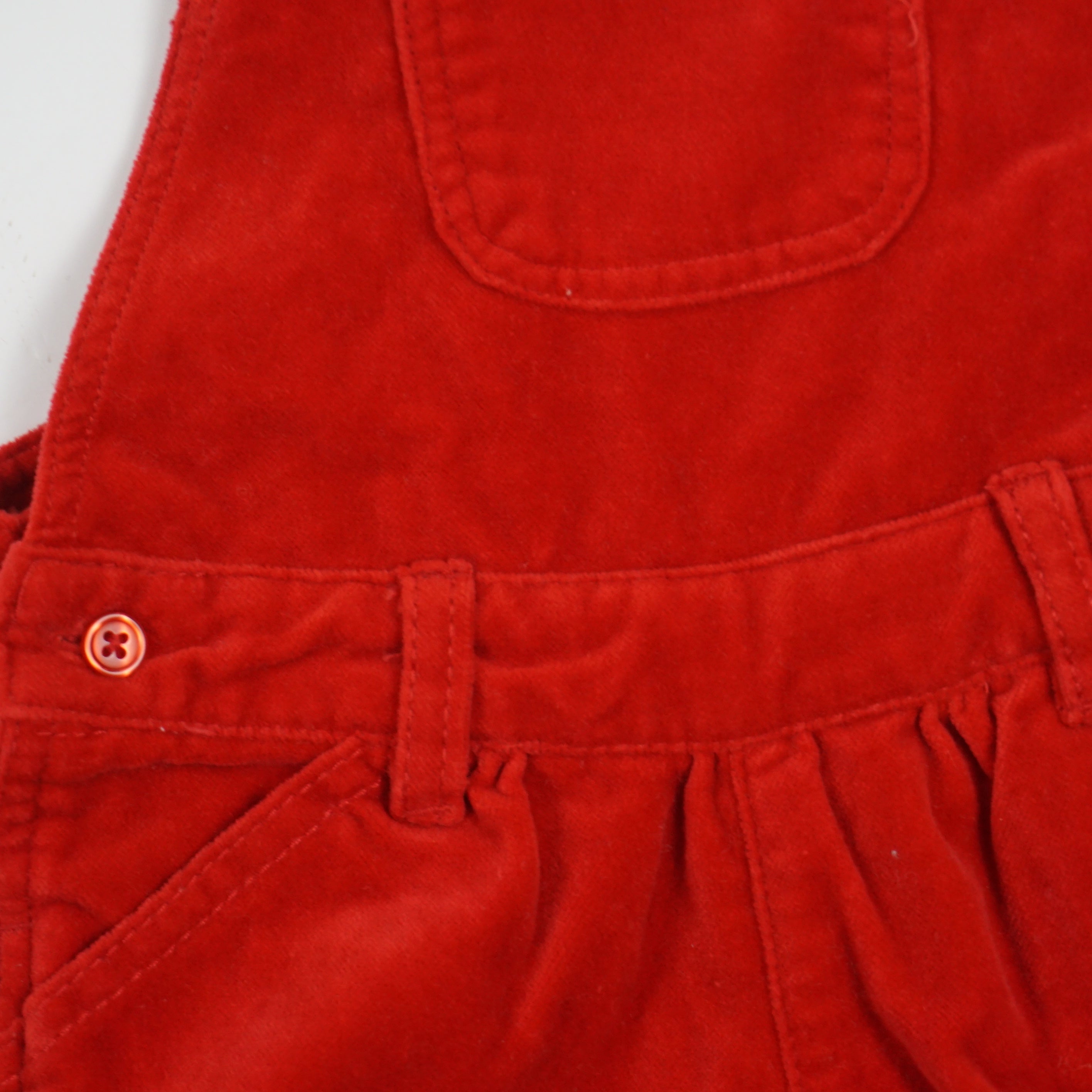 Salopette Rouge - 6 mois