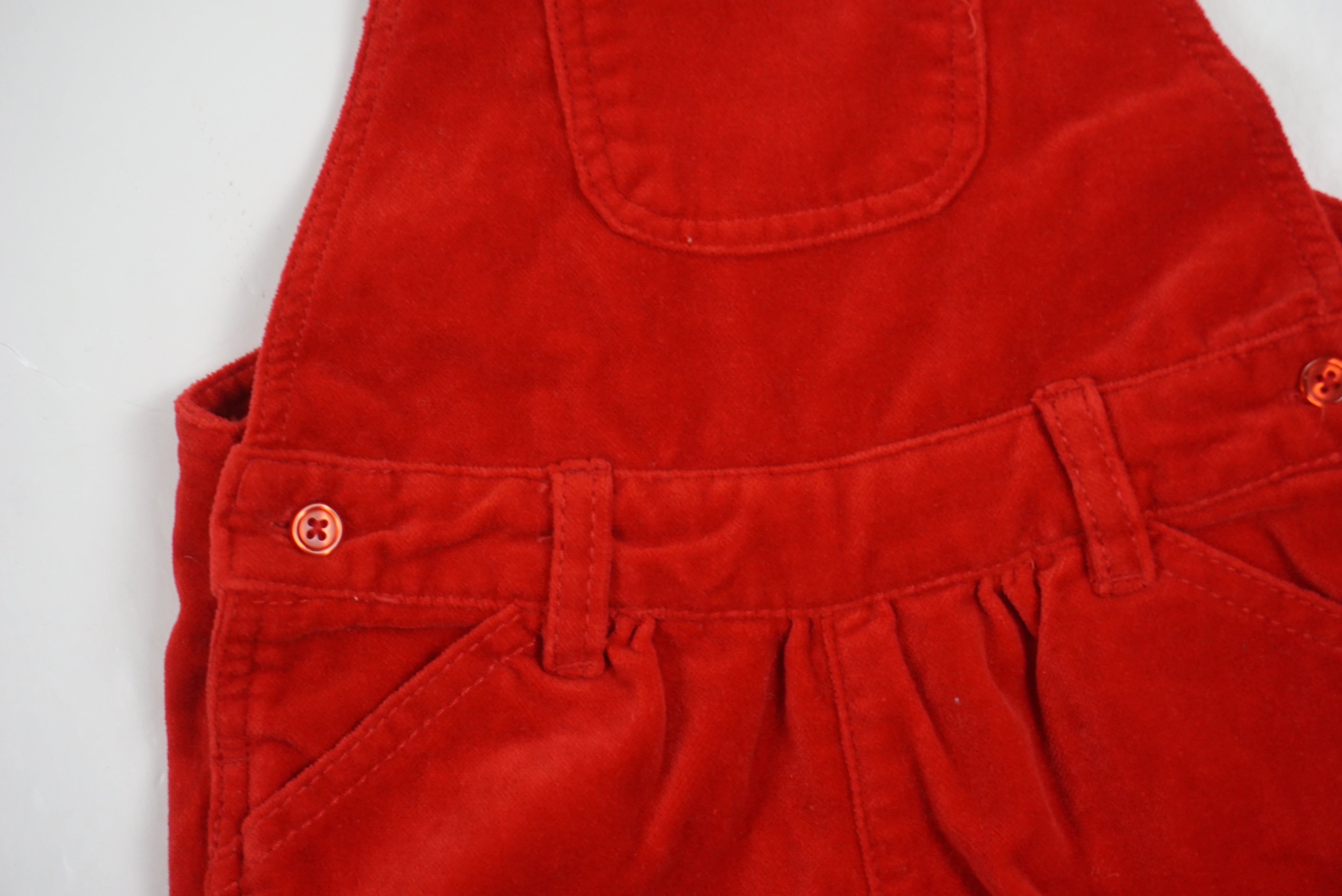 Salopette Rouge - 6 mois