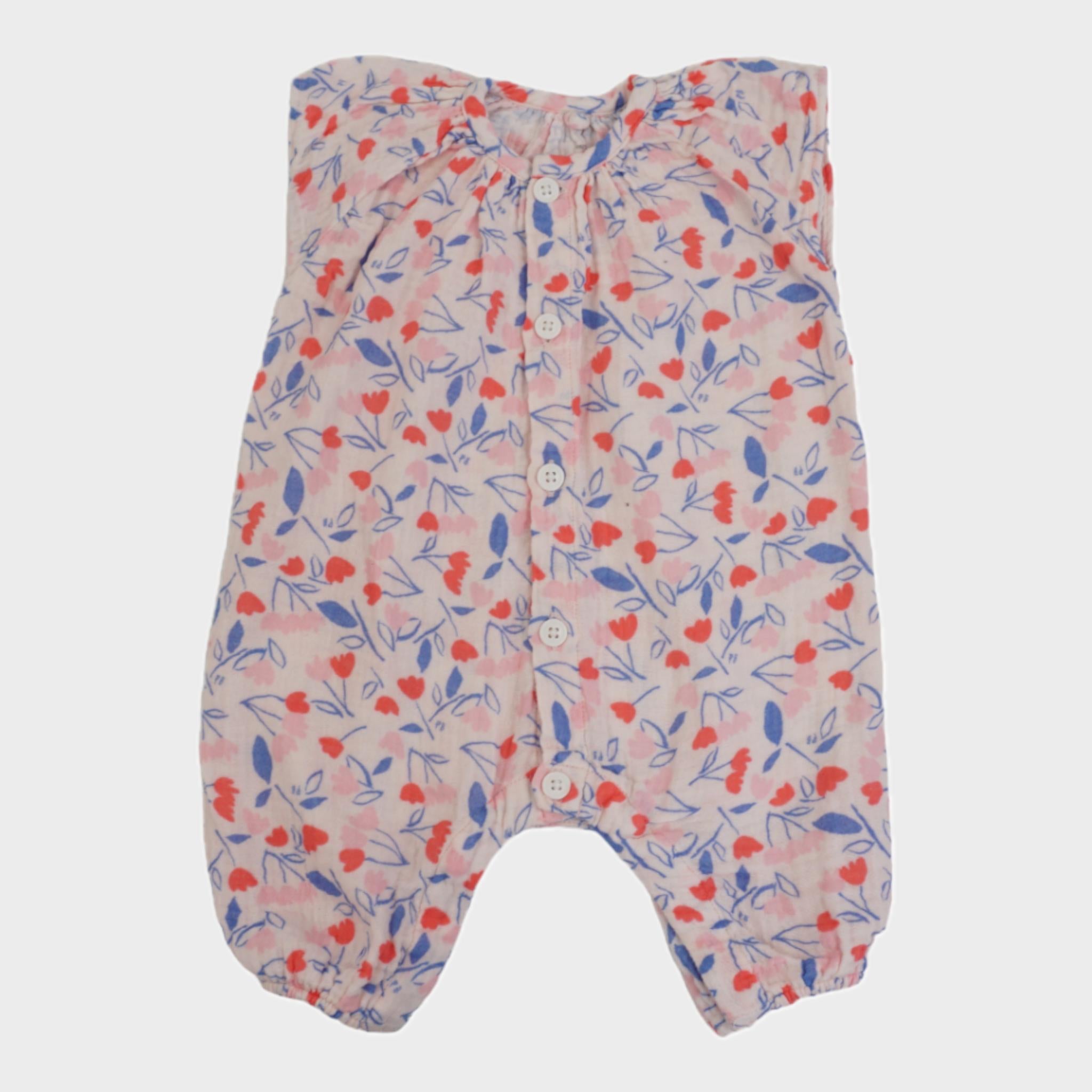 Combinaison Rose - 1 mois