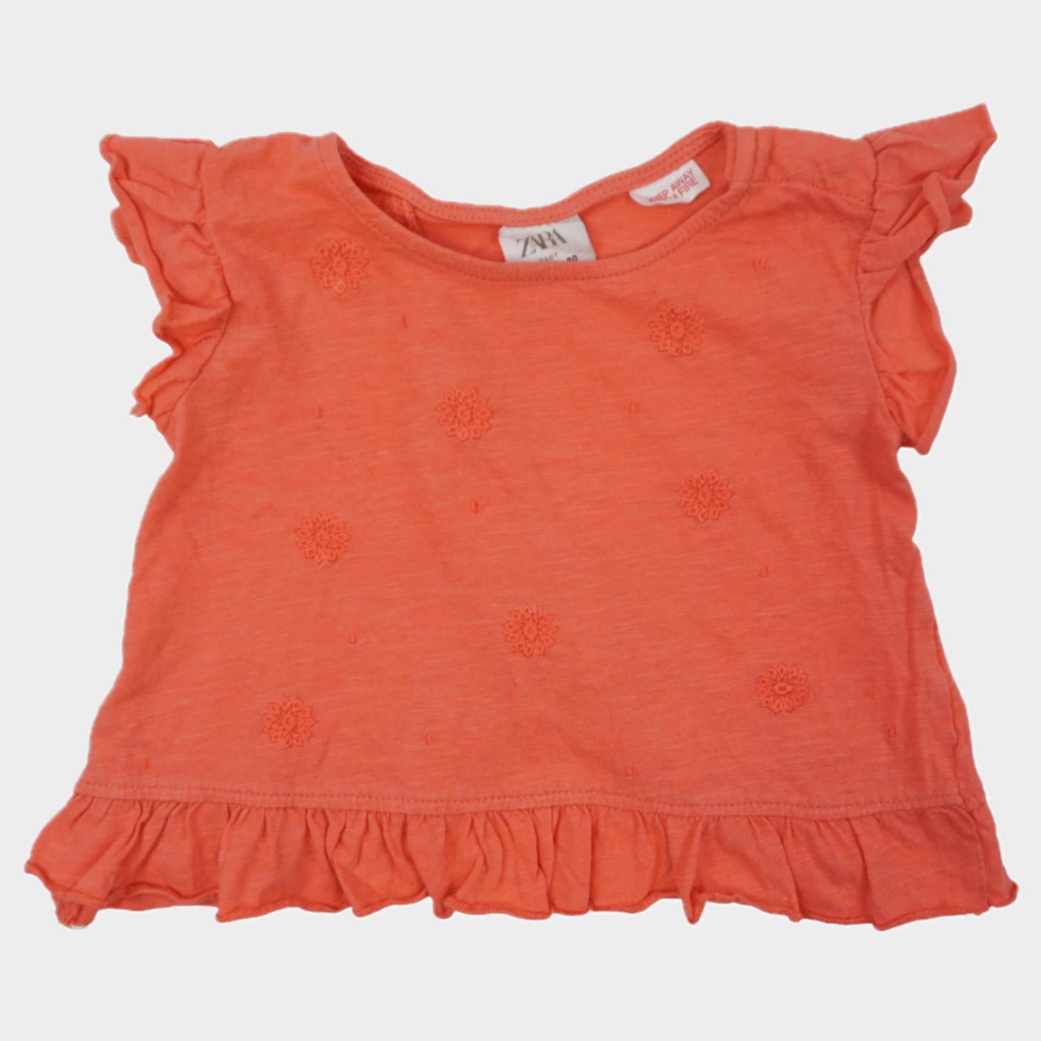 T-shirt Rose - 9/12 mois