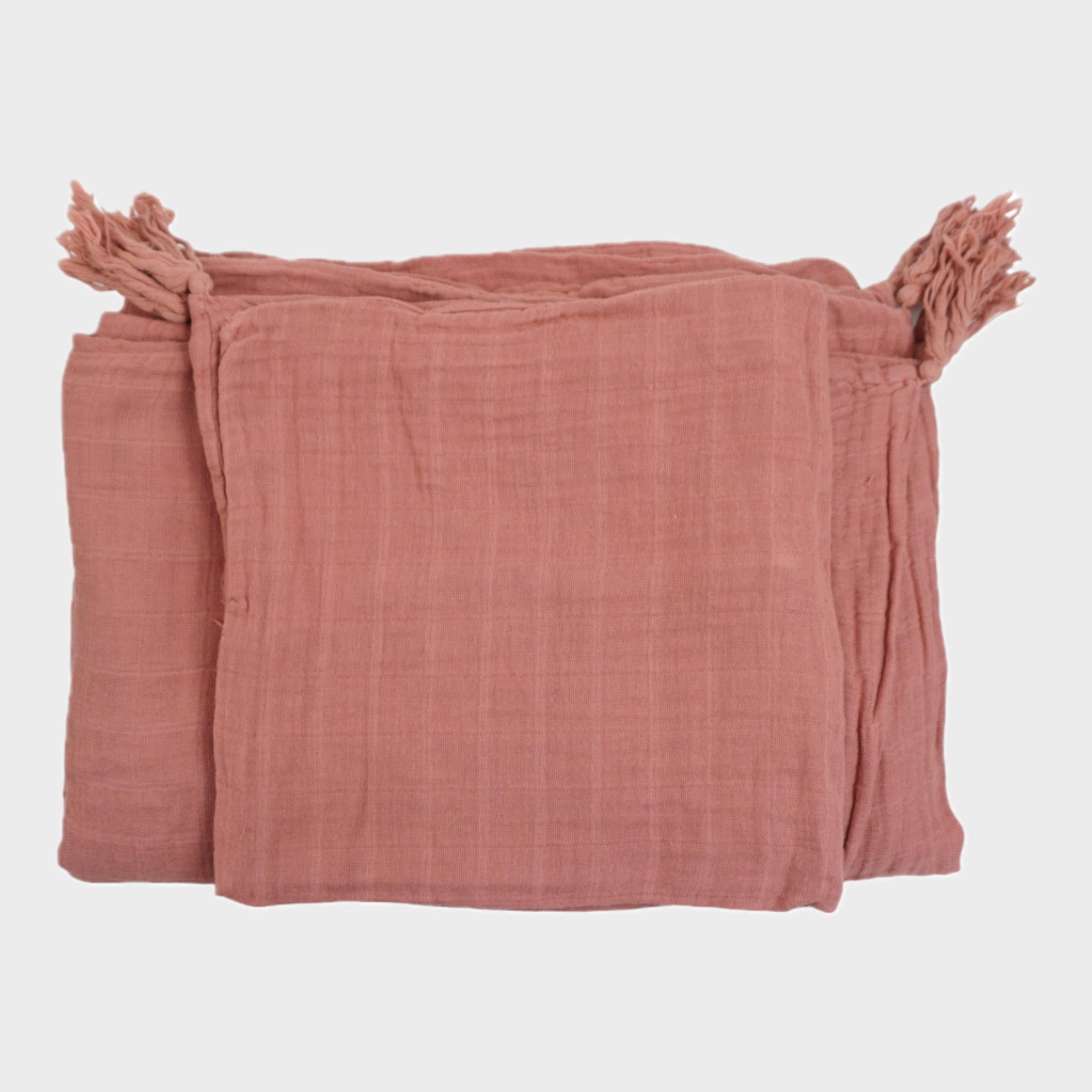 Housse de couette et taie d'oreiller Framboise