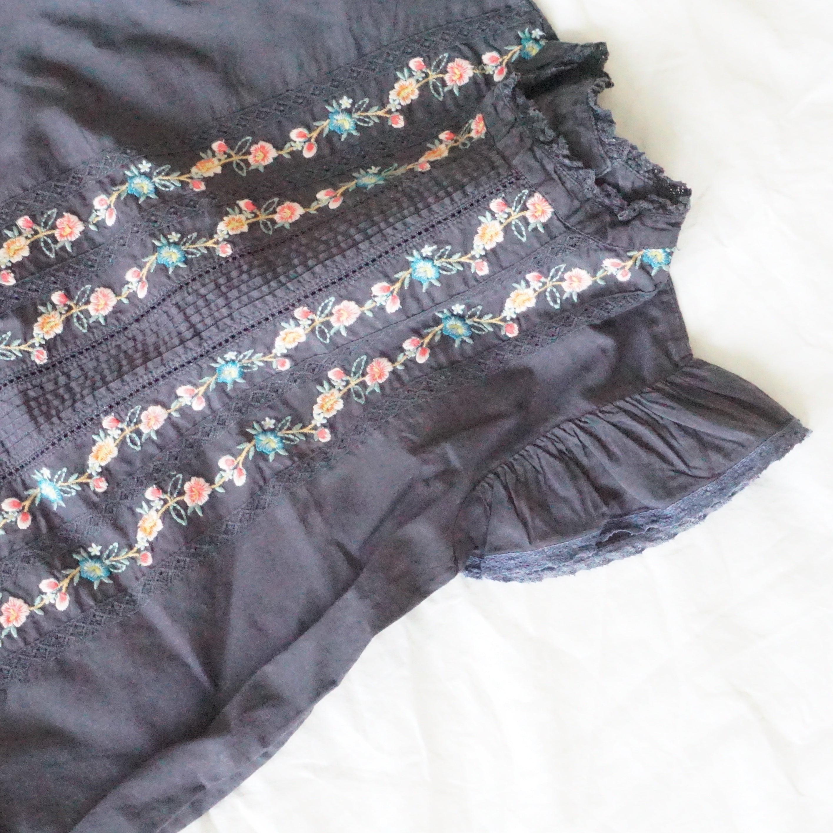 Blouse Gris bleu - 4 ans