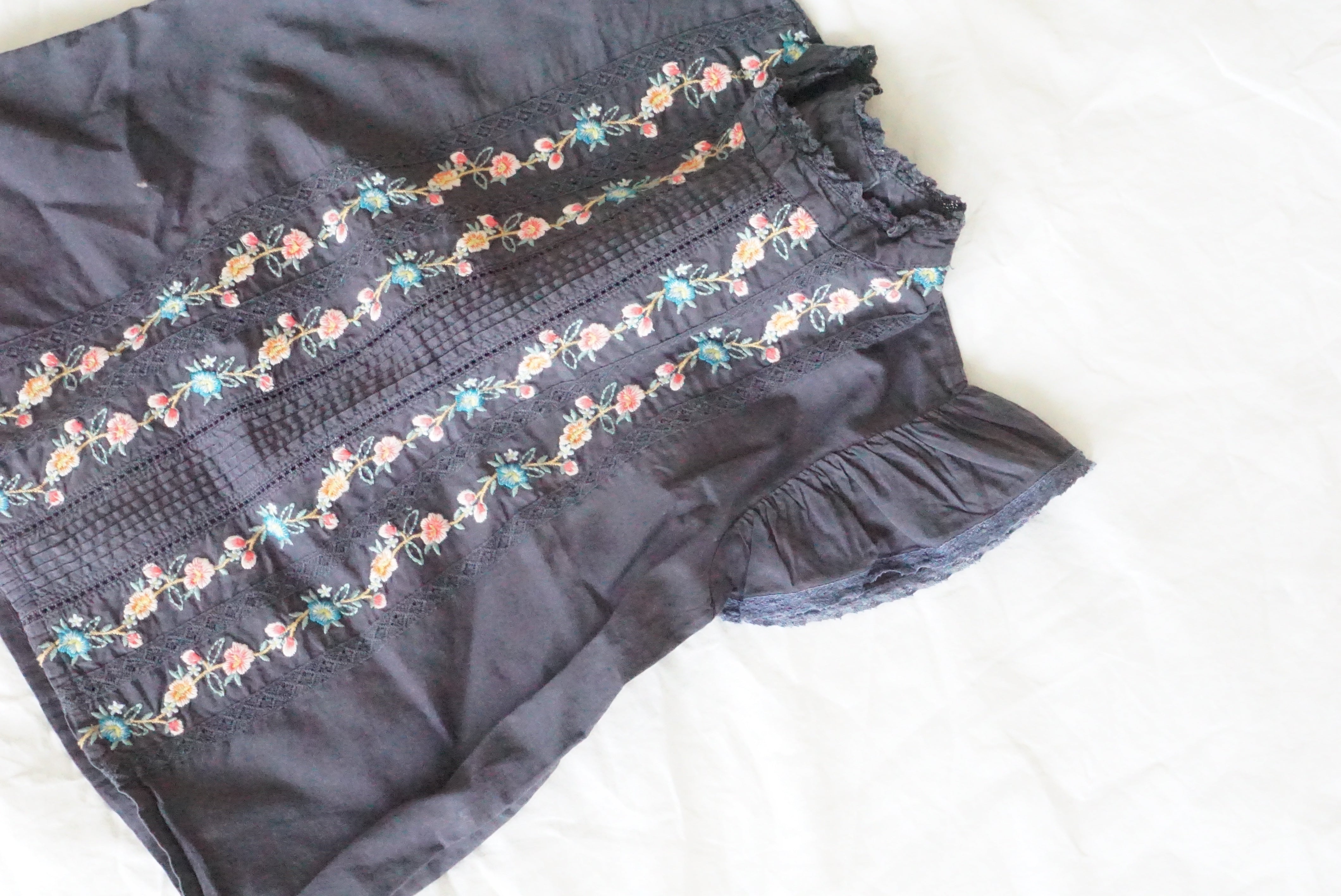 Blouse Gris bleu - 4 ans