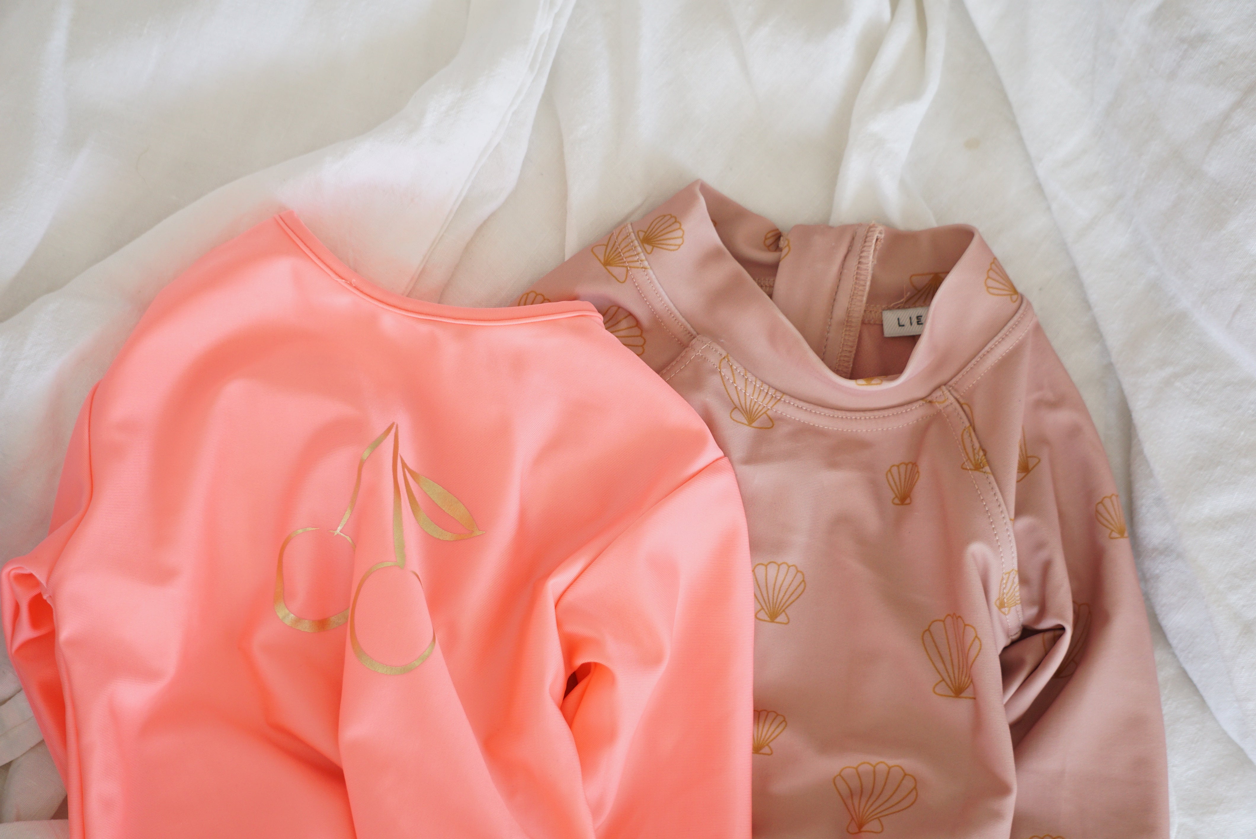 Ensemble maillot et top anti UV Rose - 6 mois