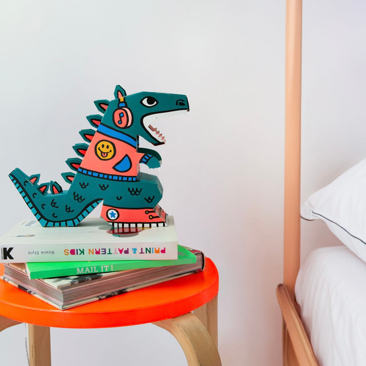 Lampe 3D Dino en situation