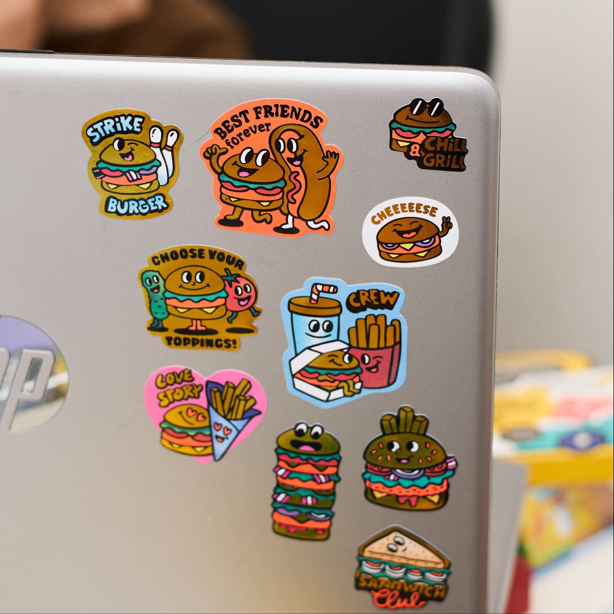 Stickers Big Burger en situation