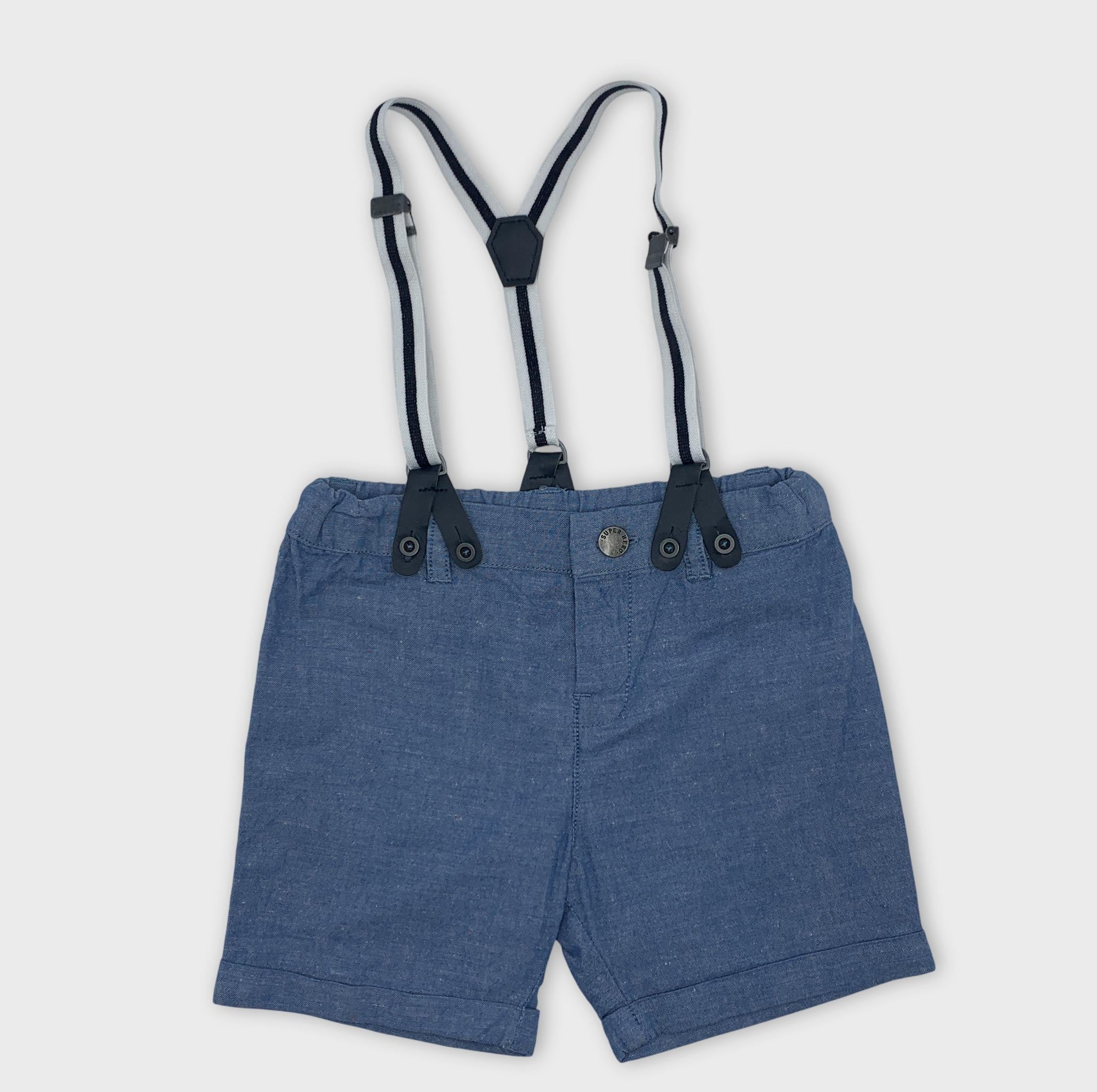 0-Short JBC avec bretelles intégrées 👖