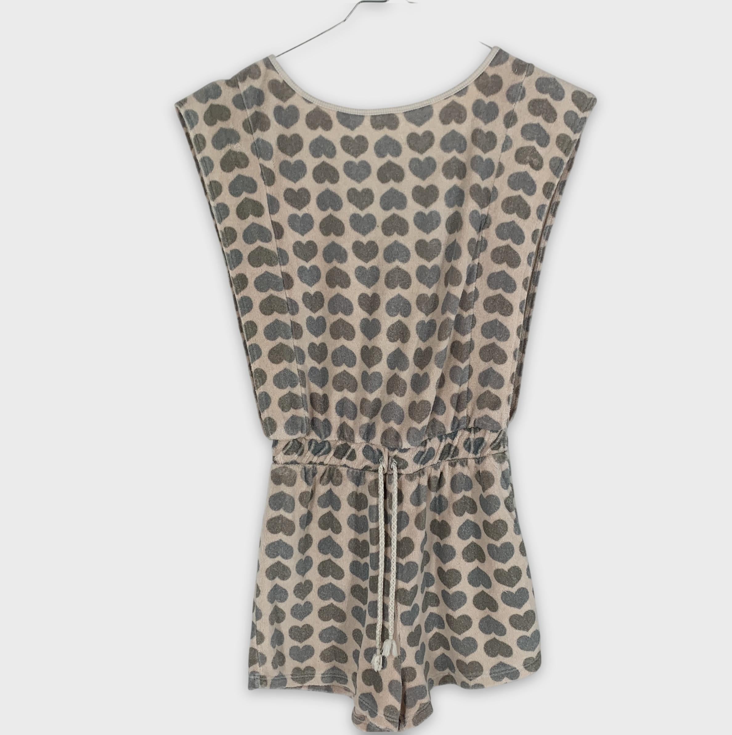 0-Robe de plage 🏖️ Louis Louise à motifs coeurs