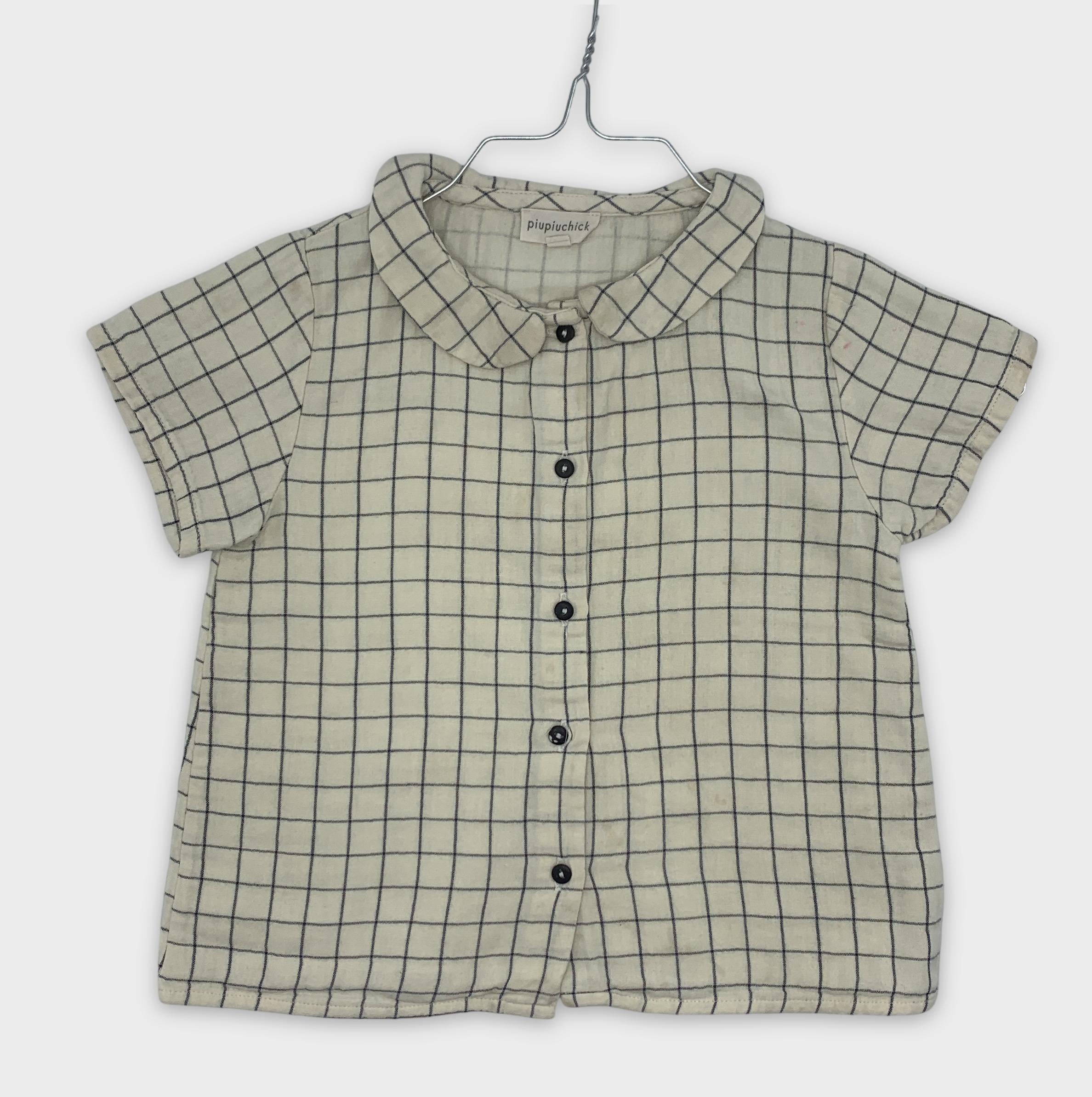0-Chemise à carreaux piupiuchick, 24 mois