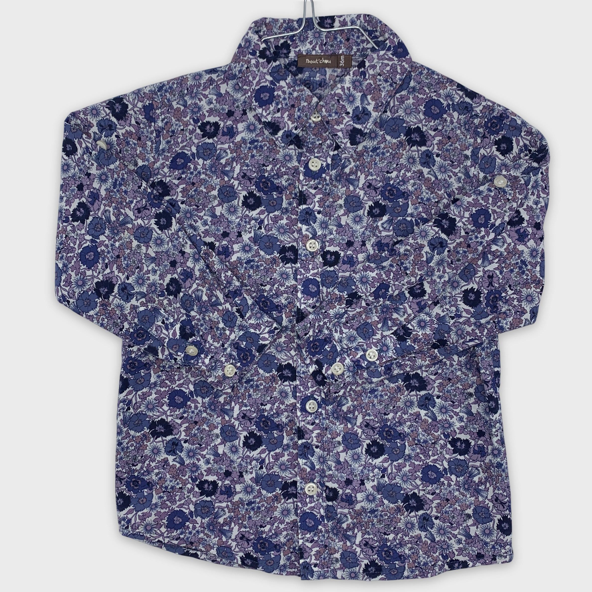 0-Chemise Bout'chou 🌸, 36 mois, motif floral
