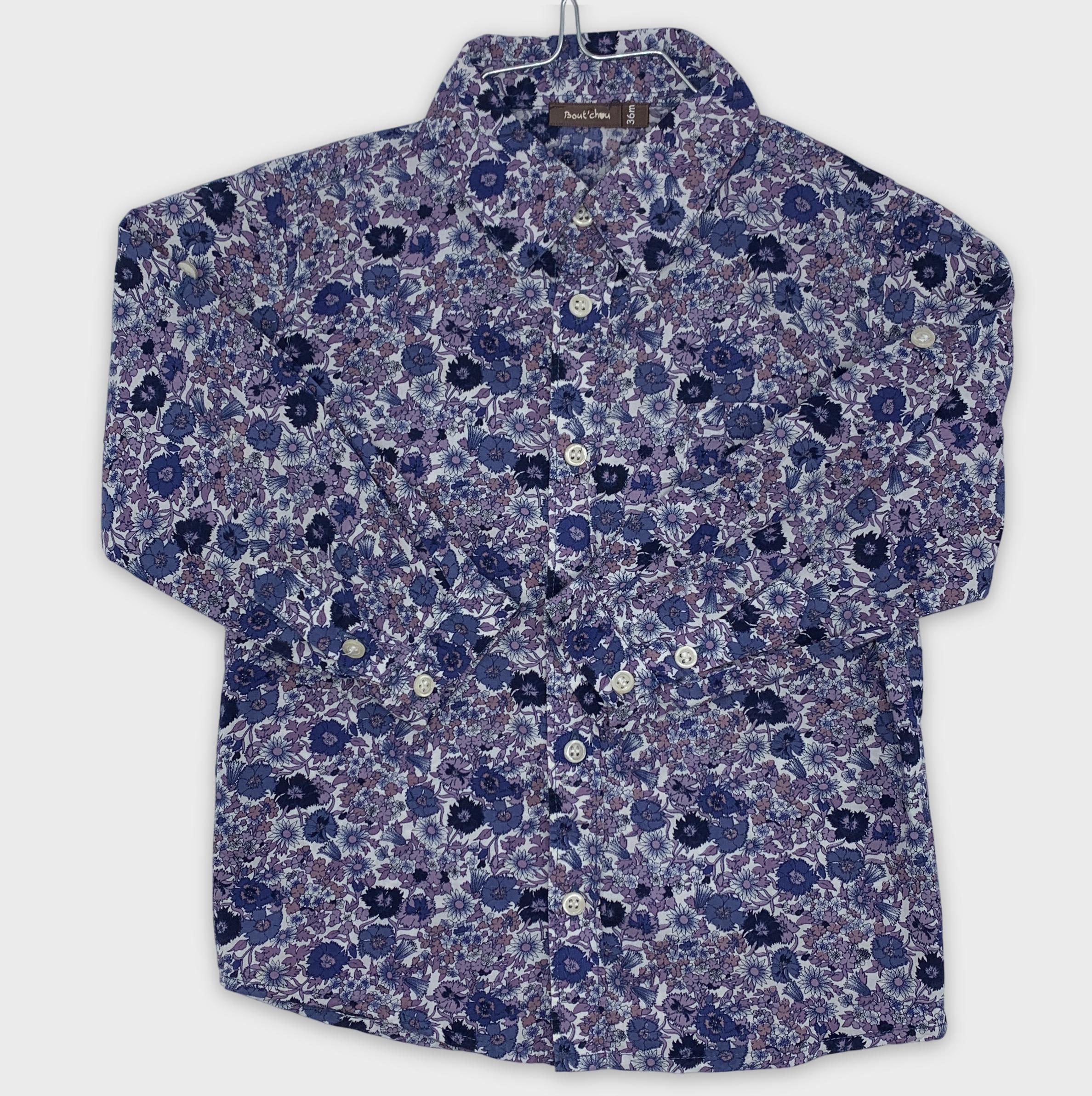 0-Chemise Bout'chou 🌸, 36 mois, motif floral
