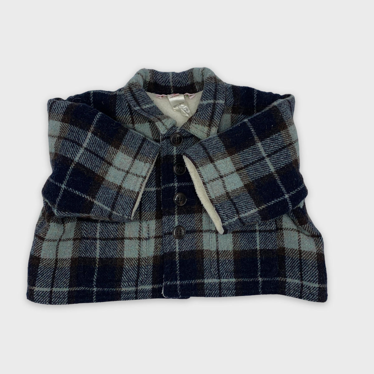 Veste à Carreaux Bonpoint Taille 14 Ans - Trench En Viscose Et Coton, Neuf Sans étiquettes - Luxe