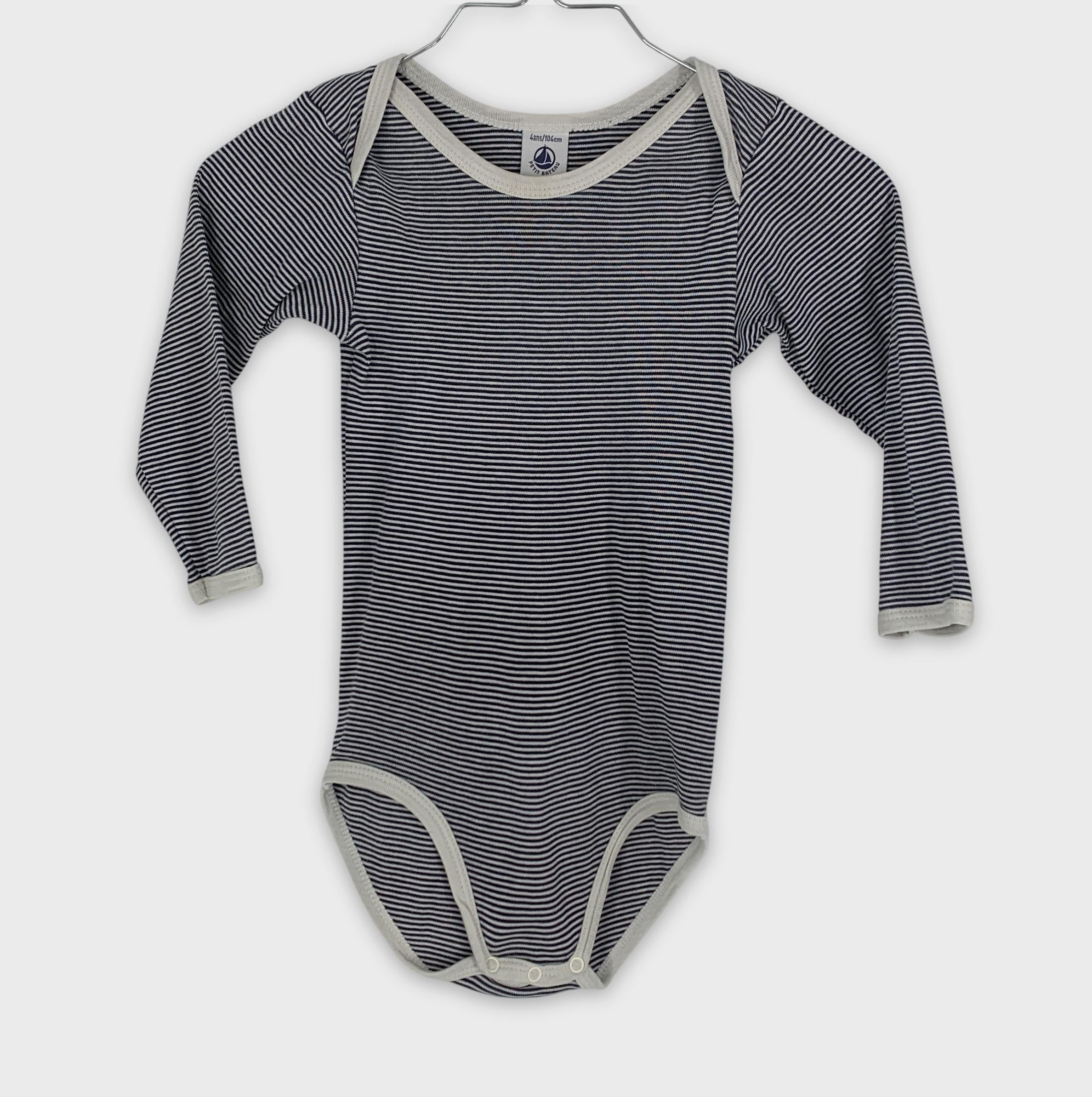 0-Body rayé Petit Bateau 6ans/104cm 👶