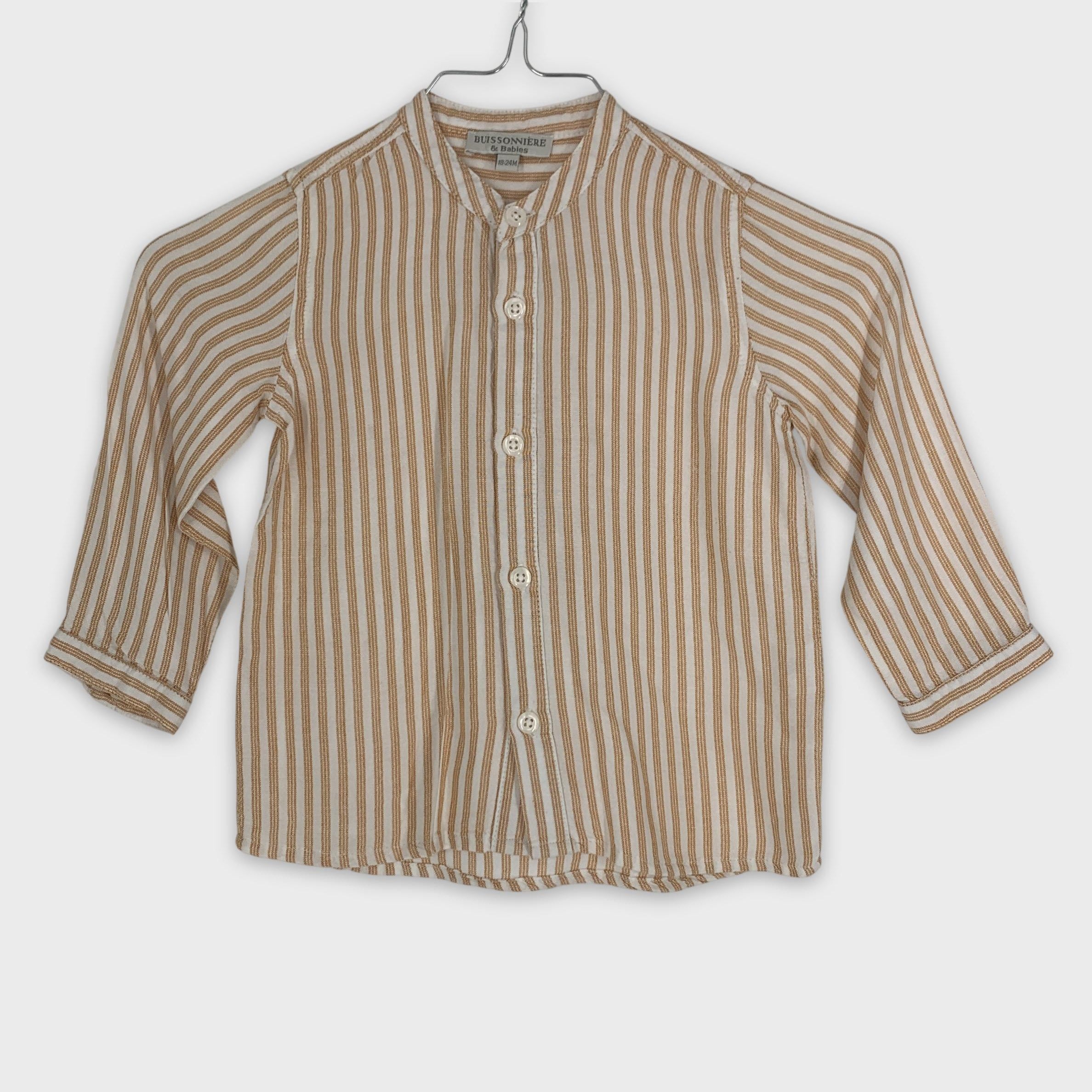 0-Buissonnière & Babies Chemise rayée 18-24M